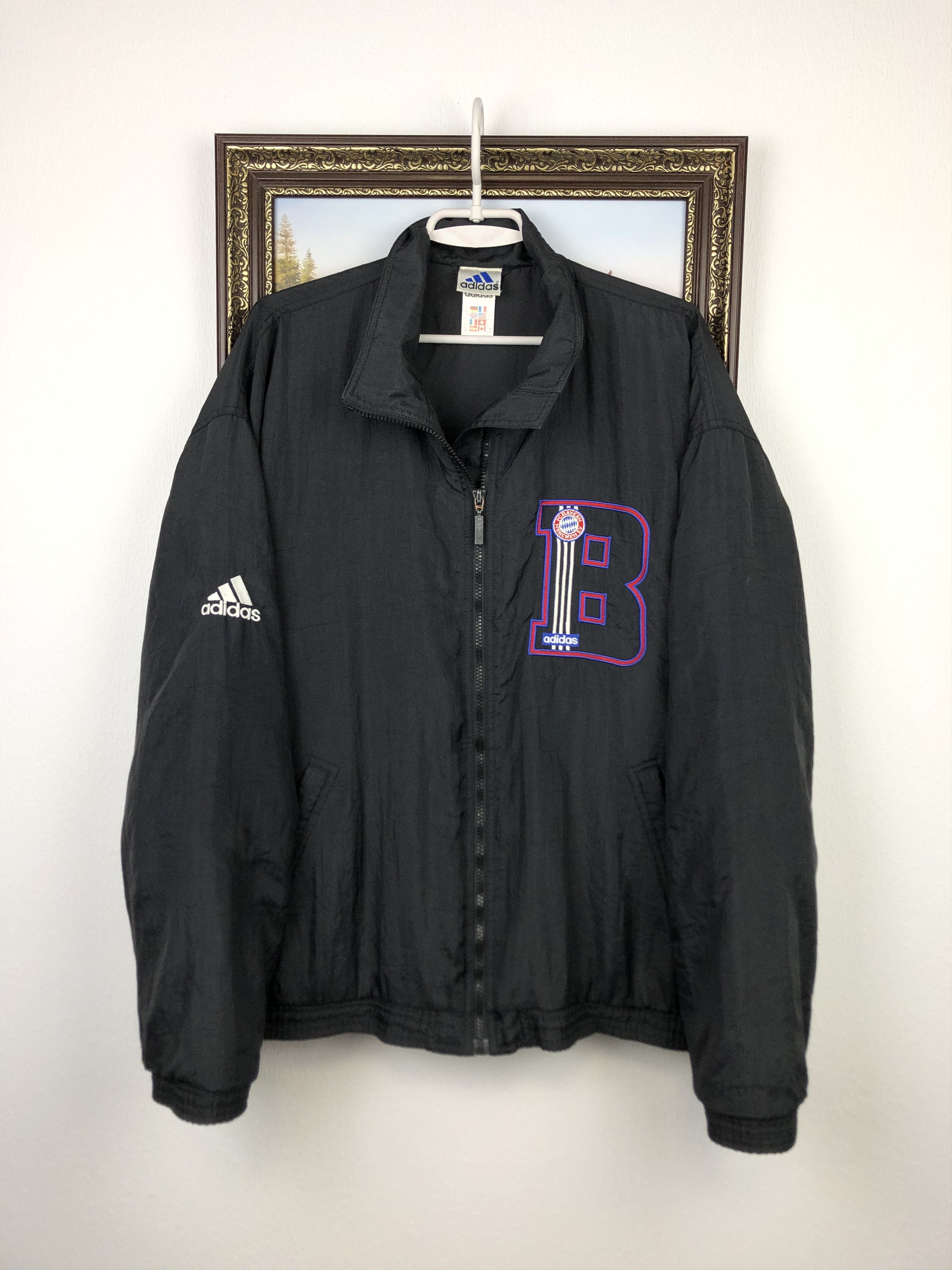 Adidas Vintage Adidas Bayer Munich Jacket Soccer Windbreaker Size US M / EU 48-50 / 2 - 3 Thumbnail