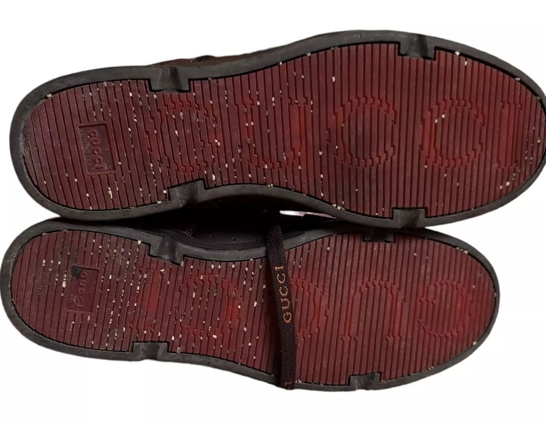 Gucci GUCCI Men Sneakers GG Logo Leather Men Low Top Shoes Sz 8.5 Size US 8.5 / EU 41-42 - 12 Thumbnail