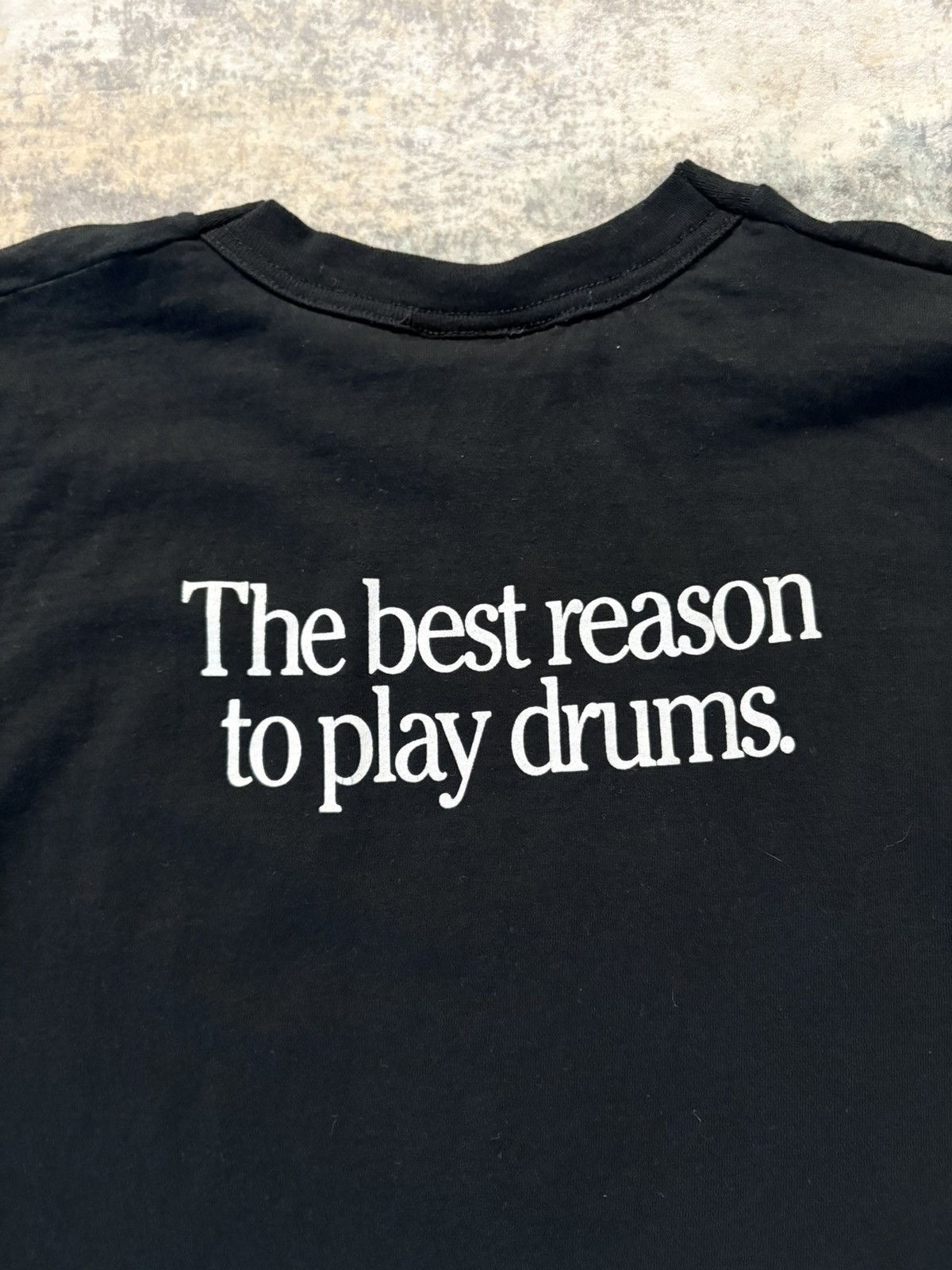 ODM 90’s Pearl Drums Best Reason to Play Tee by ImageWear Size US XL / EU 56 / 4 - 4 Thumbnail