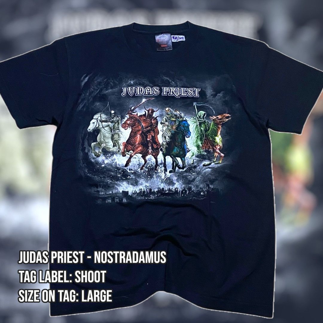 Band Tees Judas Priest - Nostradamus Band Tee Size US XL / EU 56 / 4 - 1 Thumbnail