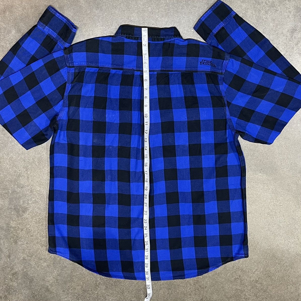 No Fear Vintage No Fear Embroidered Button Up Flannel Y2K Size US XL / EU 56 / 4 - 9 Thumbnail