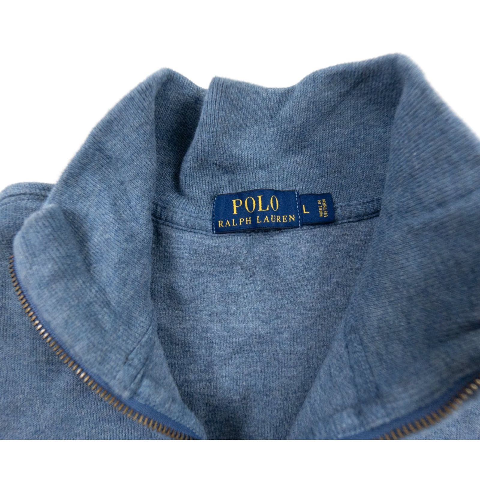 Polo Ralph Lauren Polo Ralph Lauren Sweater Mens Large Blue Quarter Zip Pullover Preppy Pony Size US L / EU 52-54 / 3 - 4 Thumbnail