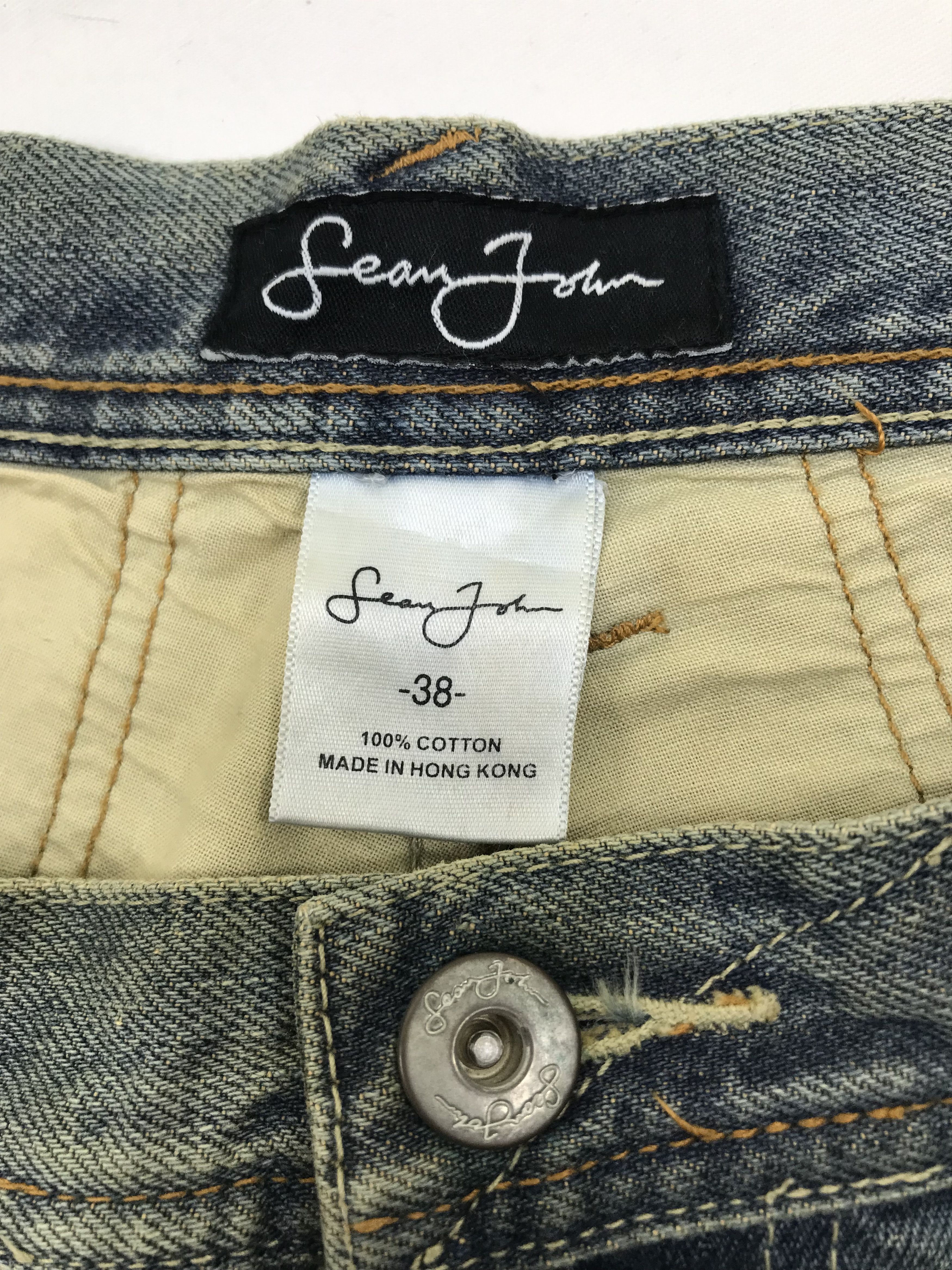 Sean John Vintage Sean John Mud Wash Wide Baggy Jeans Size US 38 / EU 54 - 11 Thumbnail