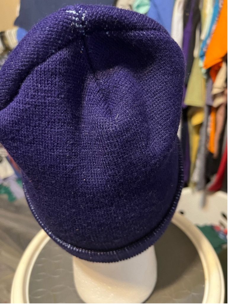 Vintage Vintage Unisex UNC Beanie Hat One Size Blue Size ONE SIZE - 3 Thumbnail