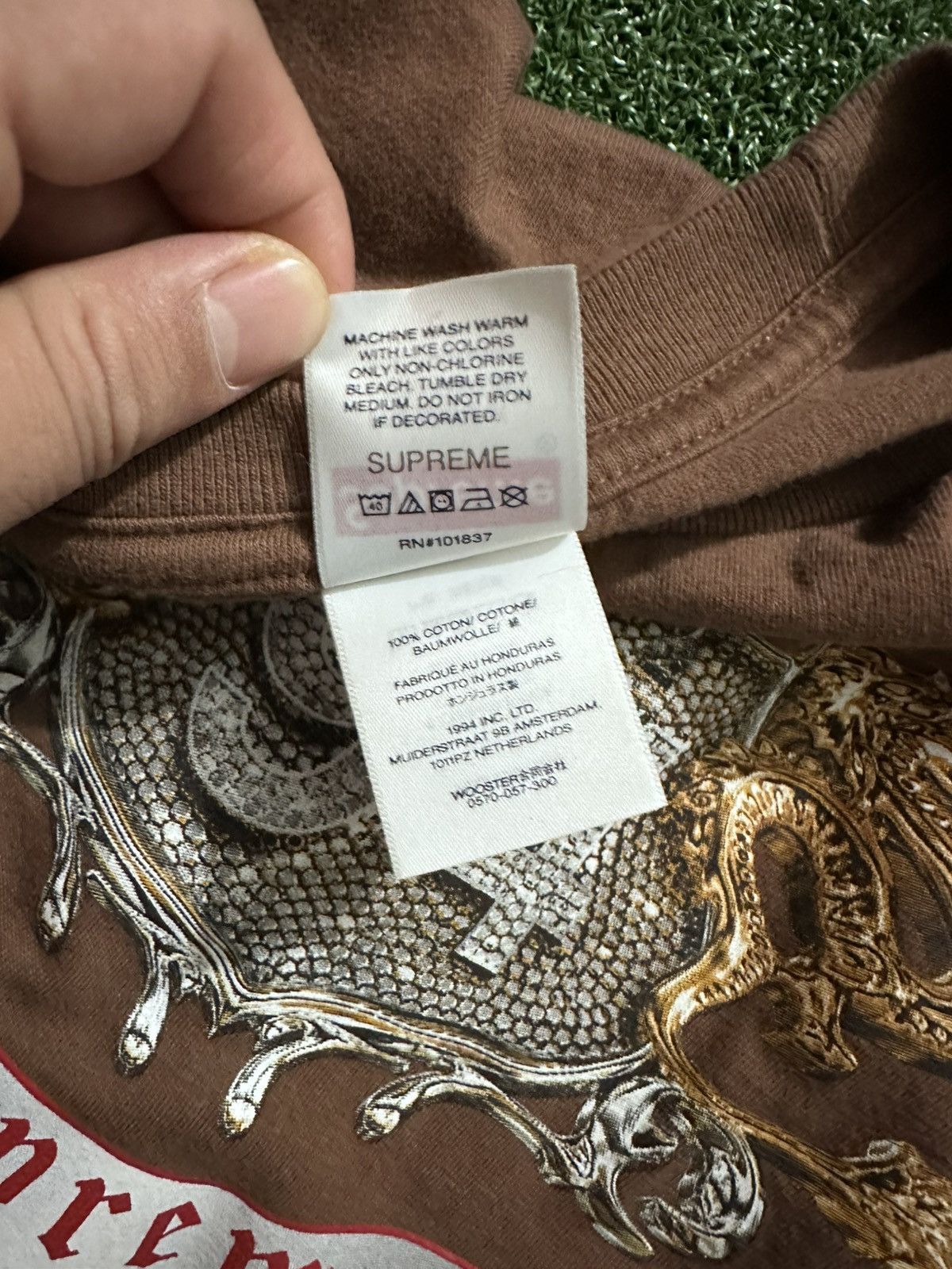 Supreme Supreme Diamonds Tee (FW24) Size US L / EU 52-54 / 3 - 7 Thumbnail