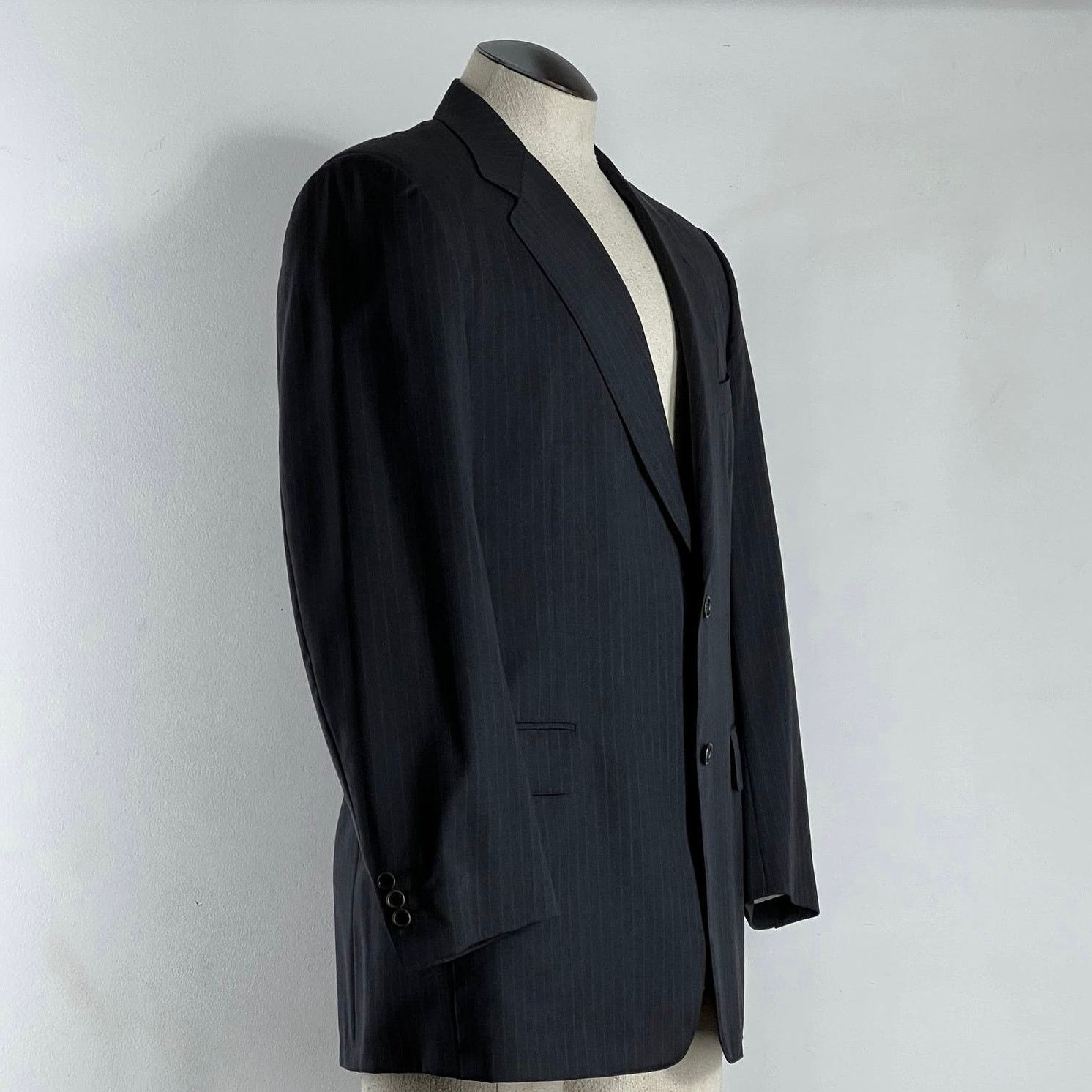 image of Canali Men's 100% Wool Blazer Grey Coat Jacket Size Us 42