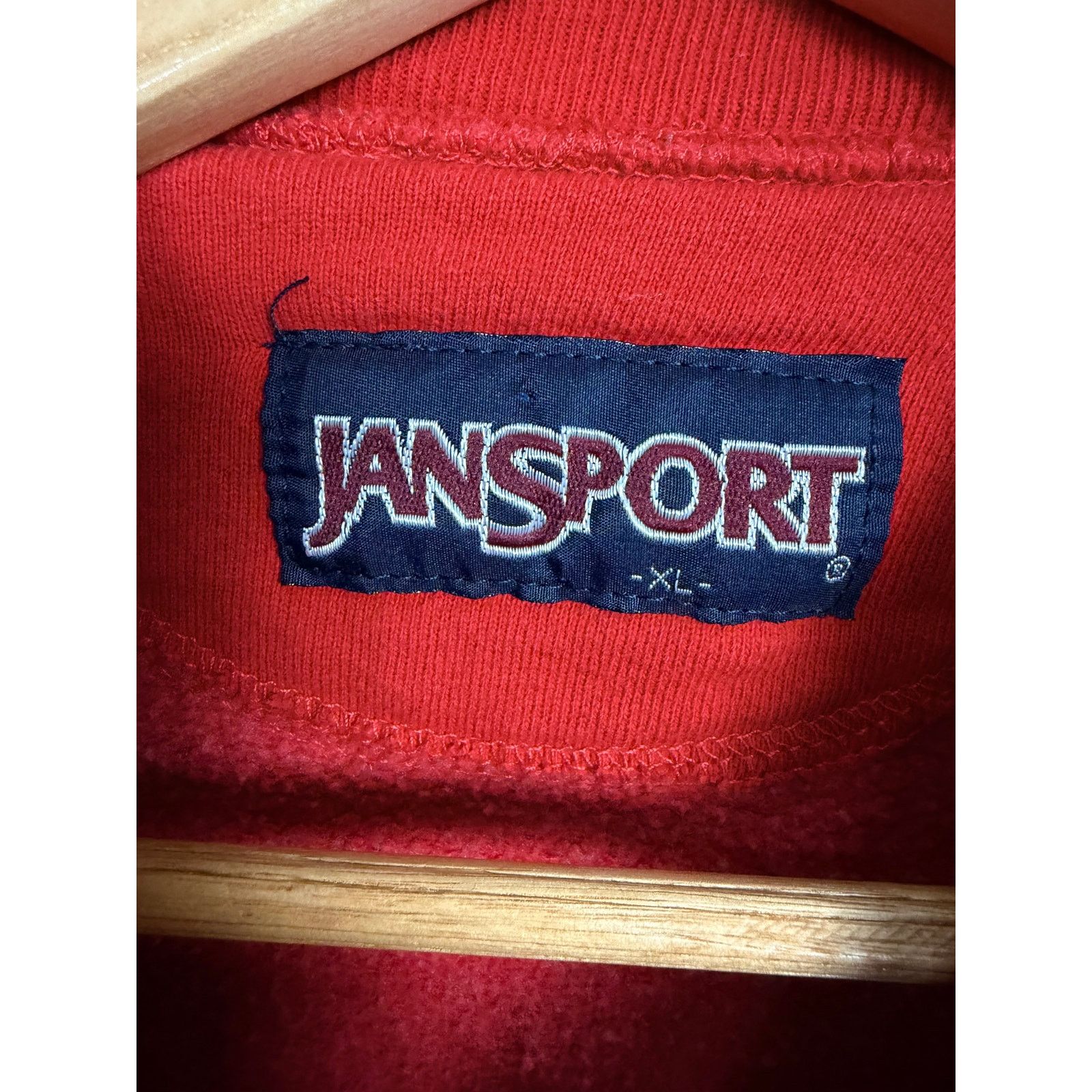 Jansport Vintage 90s Ohio State Plaid Logo Jansport Red Sweatshirt L Size L / US 10 / IT 46 - 4 Thumbnail