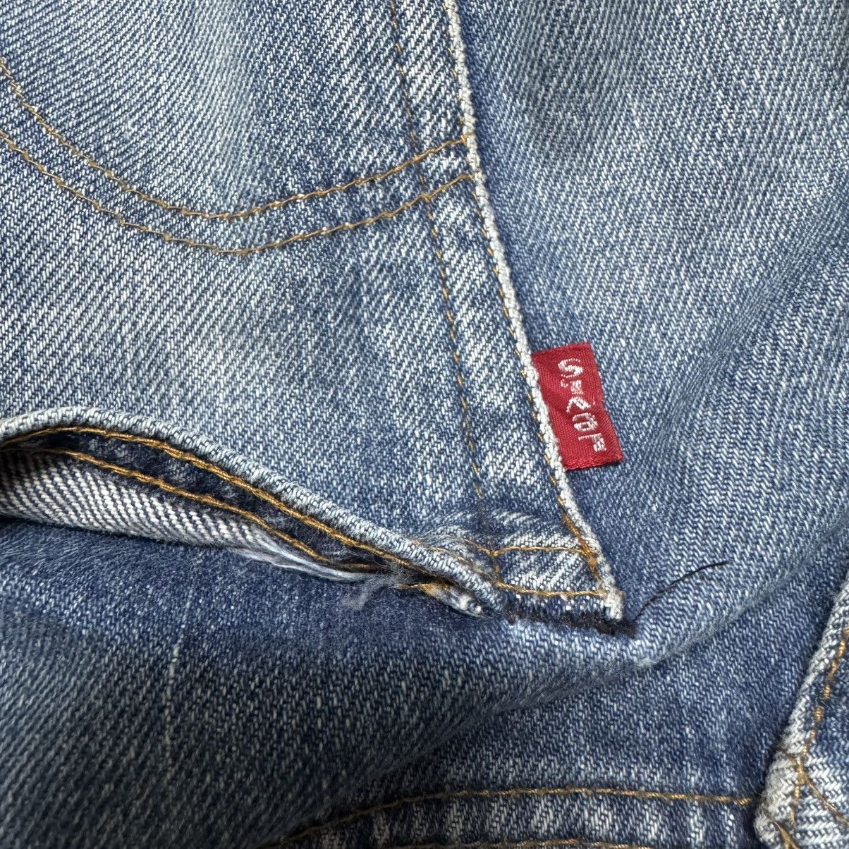 Levi's Vintage 80s Levis 501 Redline Selvedge Jeans #6 Size US 31 - 15 Thumbnail