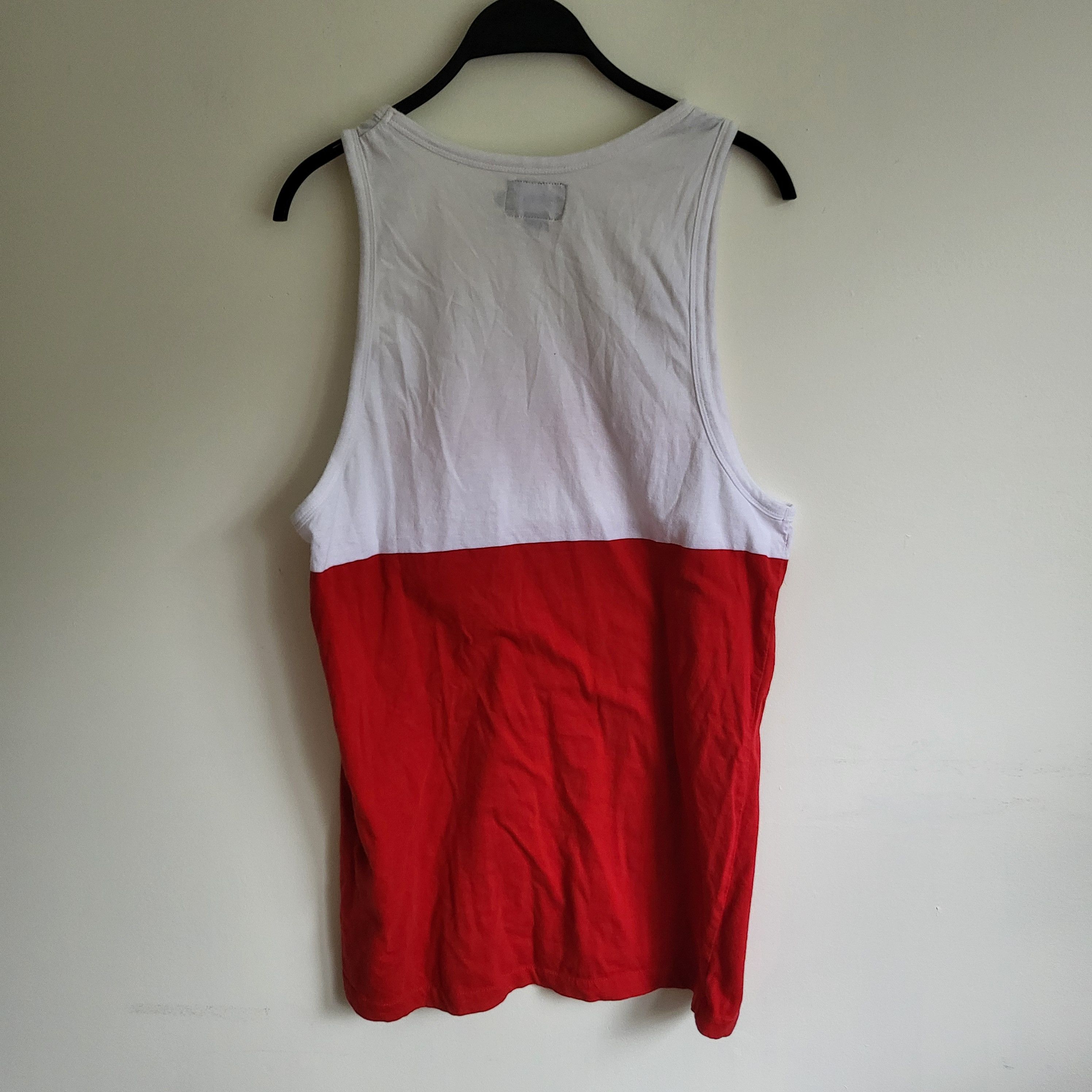 Stussy Stussy Spellout Tank Top, Men's Size Small, Red and White. Size US S / EU 44-46 / 1 - 5 Thumbnail