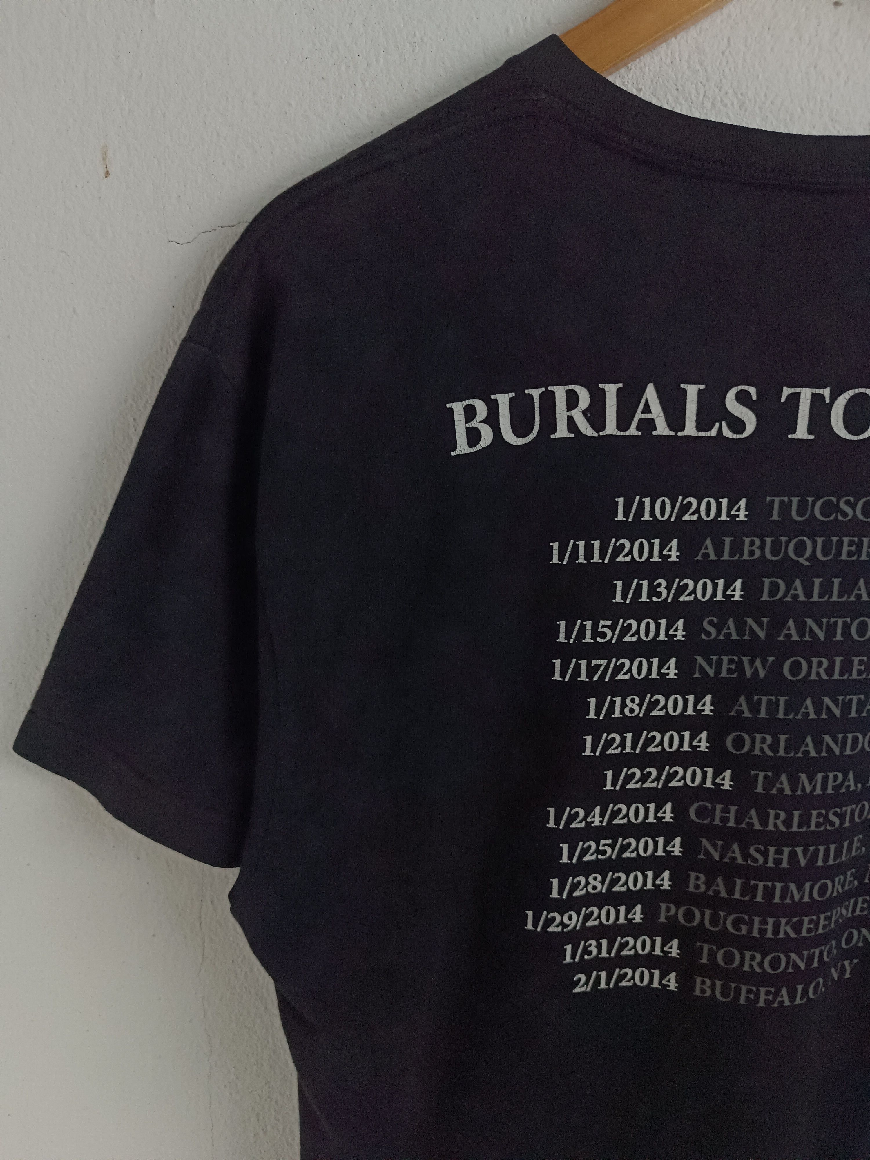 Band Tees VINTAGE 2014 AFI BURIALS TOUR FADED TEE alkaline trio used Size US M / EU 48-50 / 2 - 11 Thumbnail