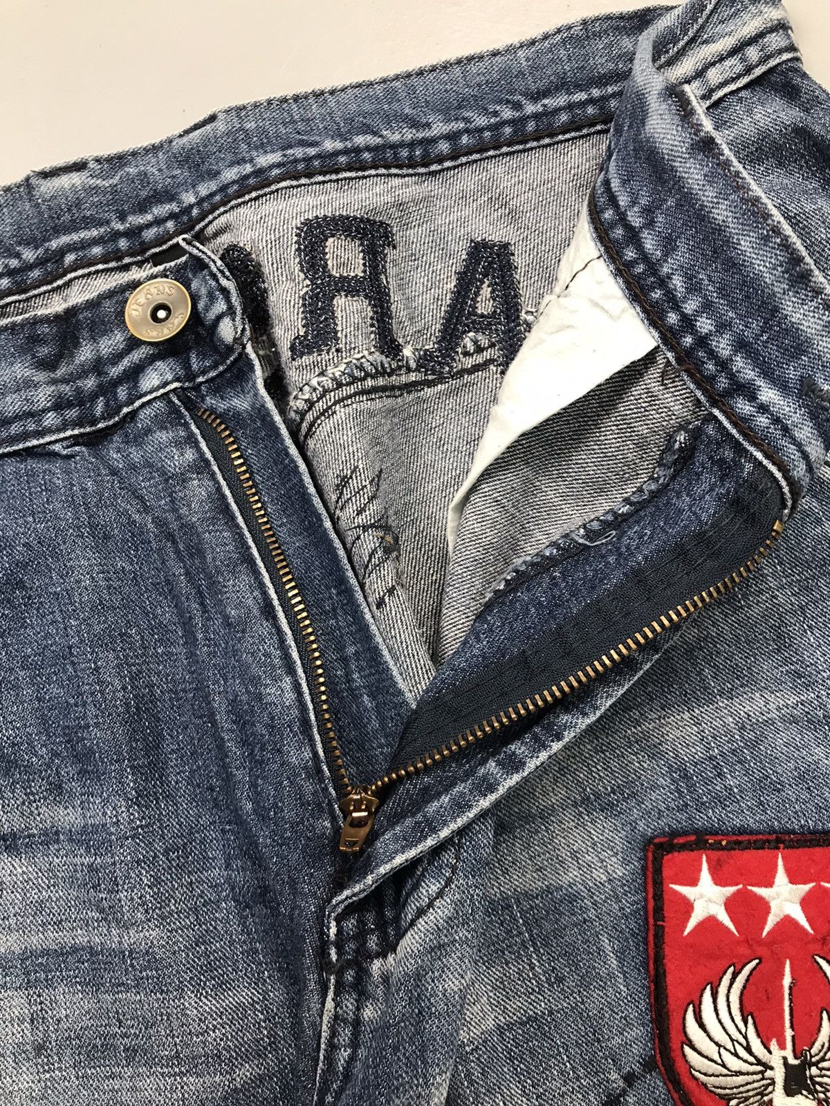 JNCO Vintage cars jeans prints denim Size US 34 / EU 50 - 7 Thumbnail