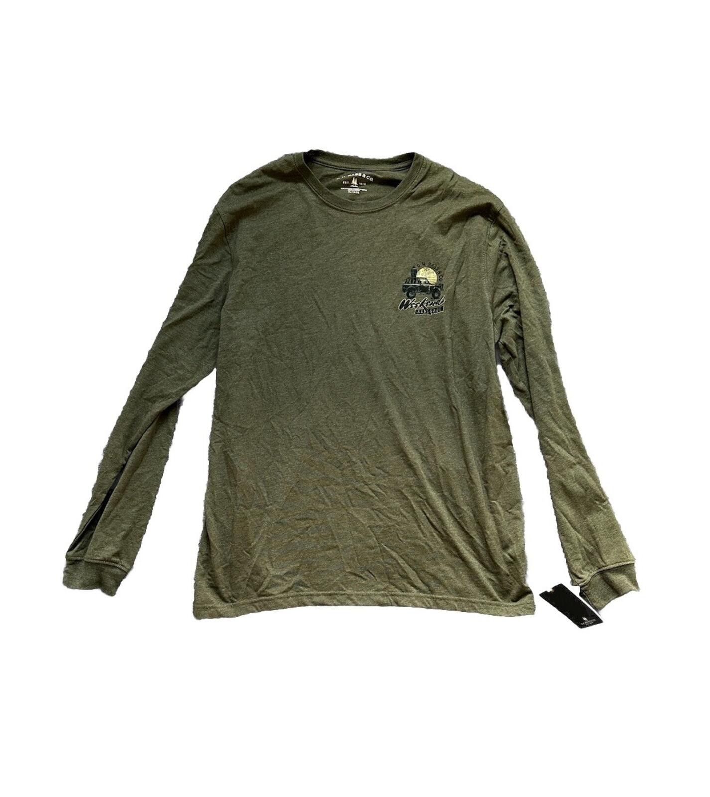G.H. Bass & Co. GH Bass & Co Men Shirt Medium Green Logo Graphic Weekend Size US M / EU 48-50 / 2 - 1 Thumbnail