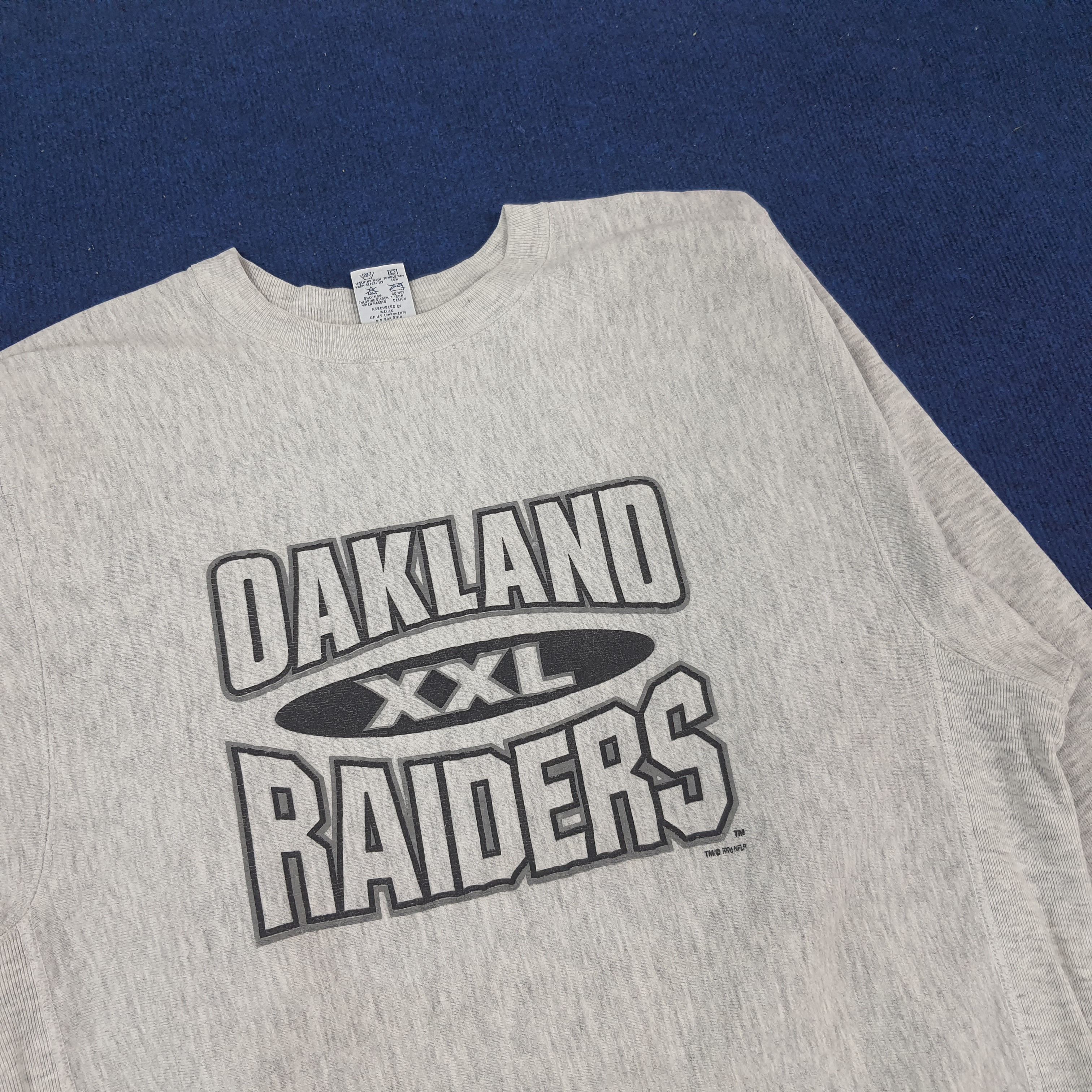 Champion × NFL × Vintage Vintage Champion OAKLAND Raiders XXL 1996 NFLP Sweatshirt Size US L / EU 52-54 / 3 - 2 Thumbnail