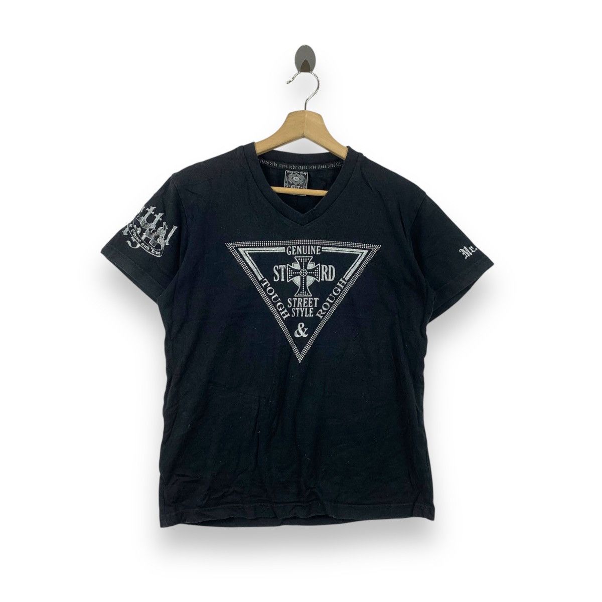 Vintage MISTER OUT SIDER Y2K Triple Extra Cross Immortal Tee Shirt Size US M / EU 48-50 / 2 - 2 Thumbnail