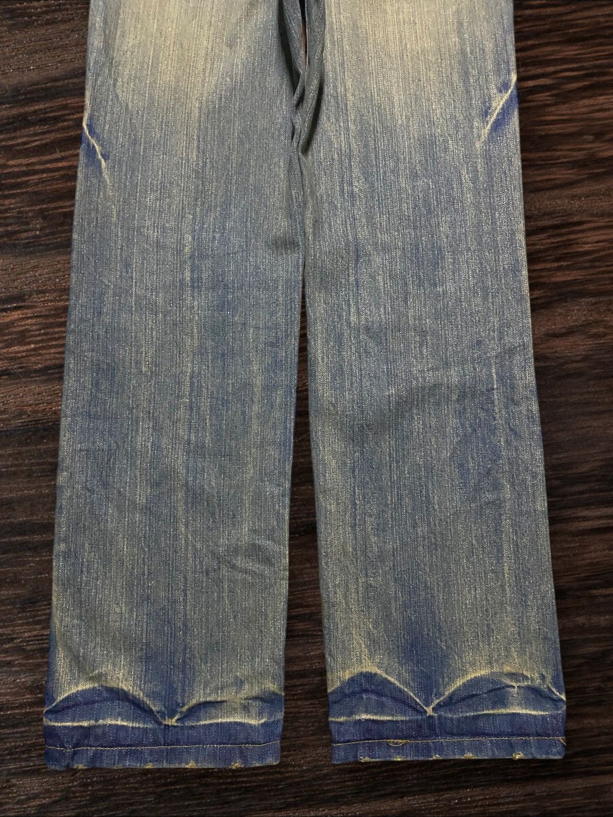 Japanese Brand Vintage Japanese Brand Mud Wash Distressed Loose Jeans Size US 32 / EU 48 - 6 Thumbnail
