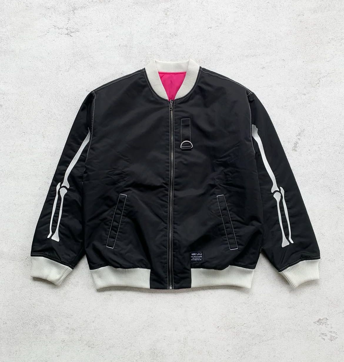 Vans Vans x Sabotage Skeleton Varsity Jacket Size US XS / EU 42 / 0 - 3 Thumbnail