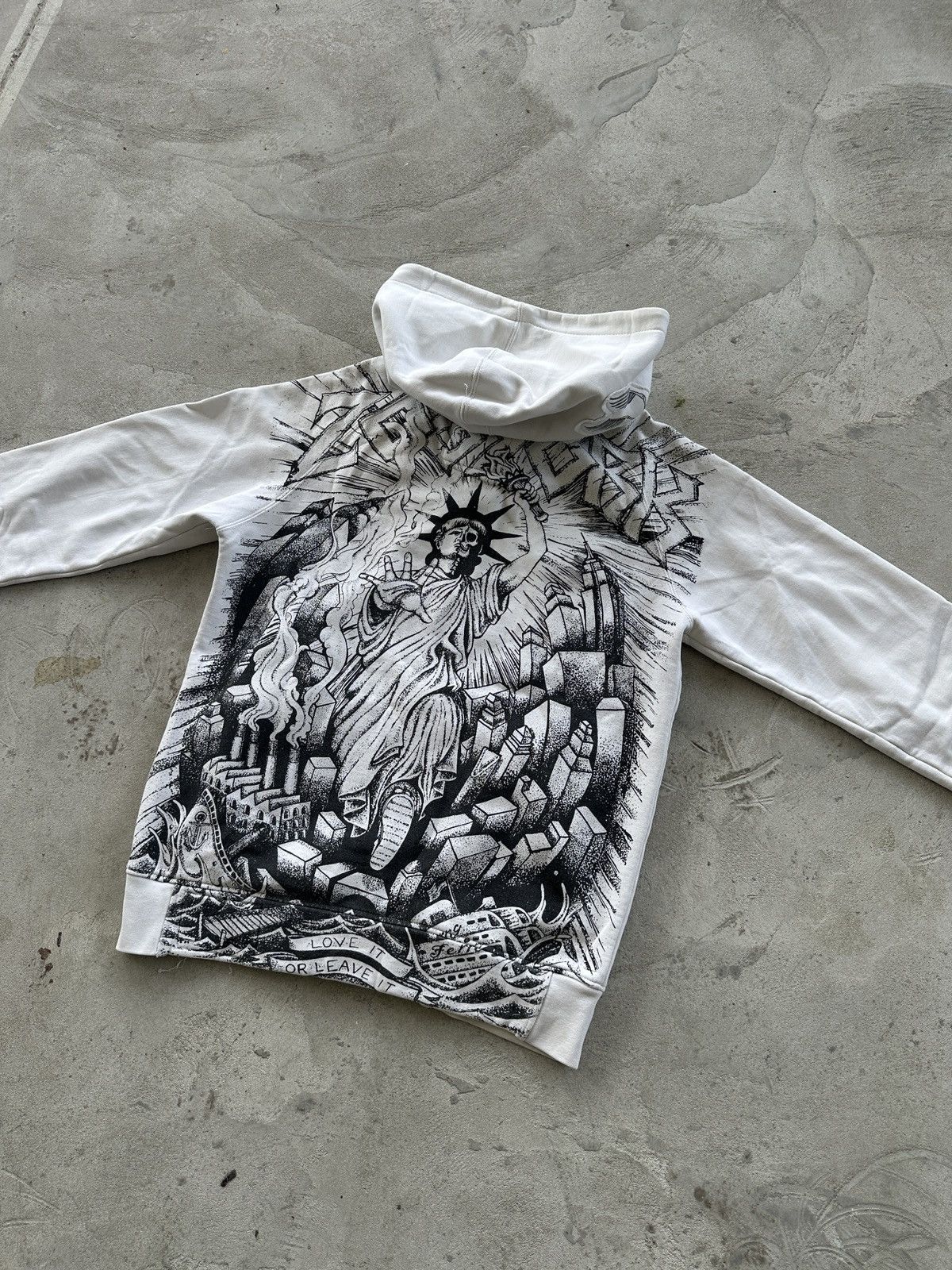 Zoo York Vintage Zoo York Big Back Print White Y2K Men’s Size S Size US S / EU 44-46 / 1 - 6 Thumbnail