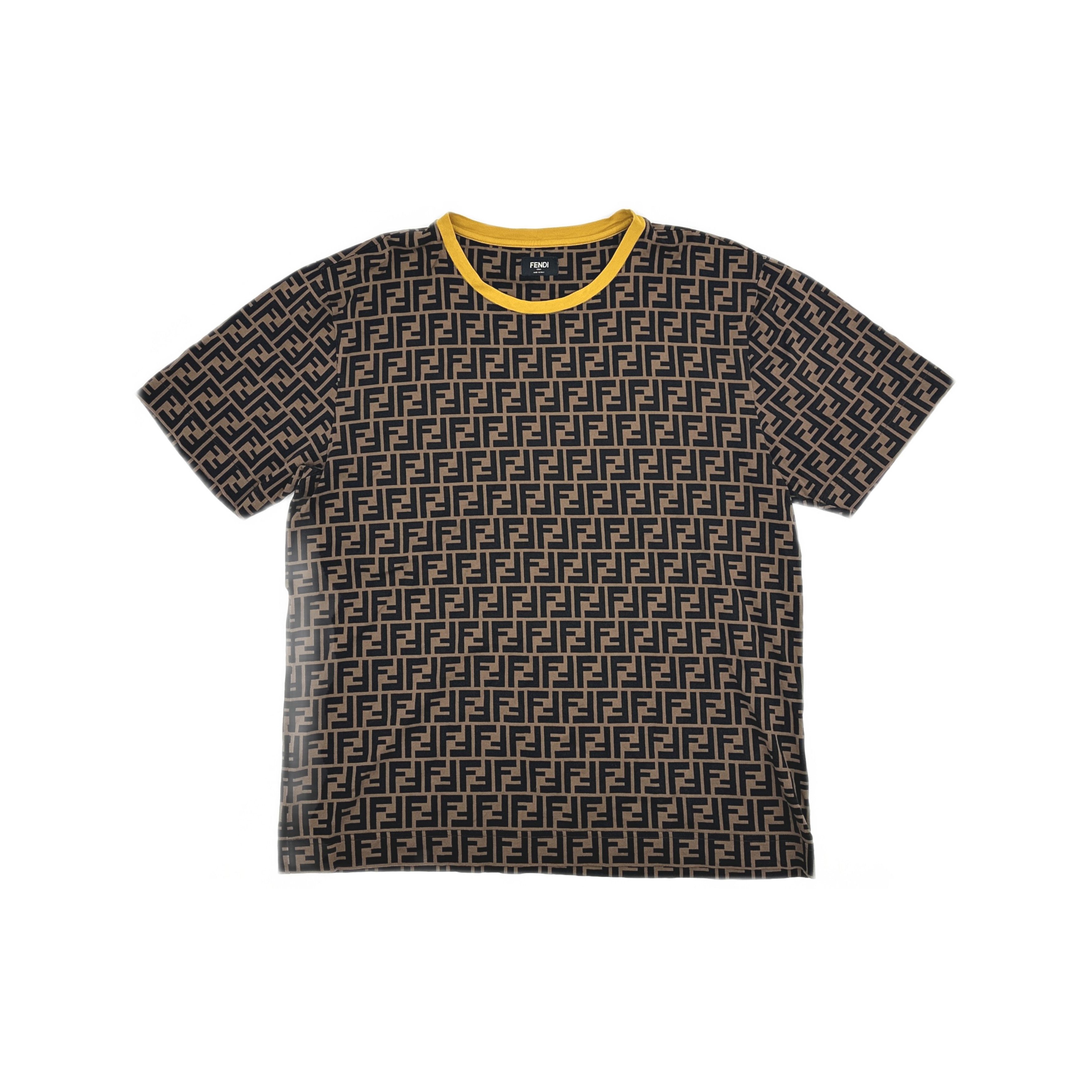 Fendi Fendi FF Logo T-Shirt Size XL Size US XL / EU 56 / 4 - 1 Thumbnail