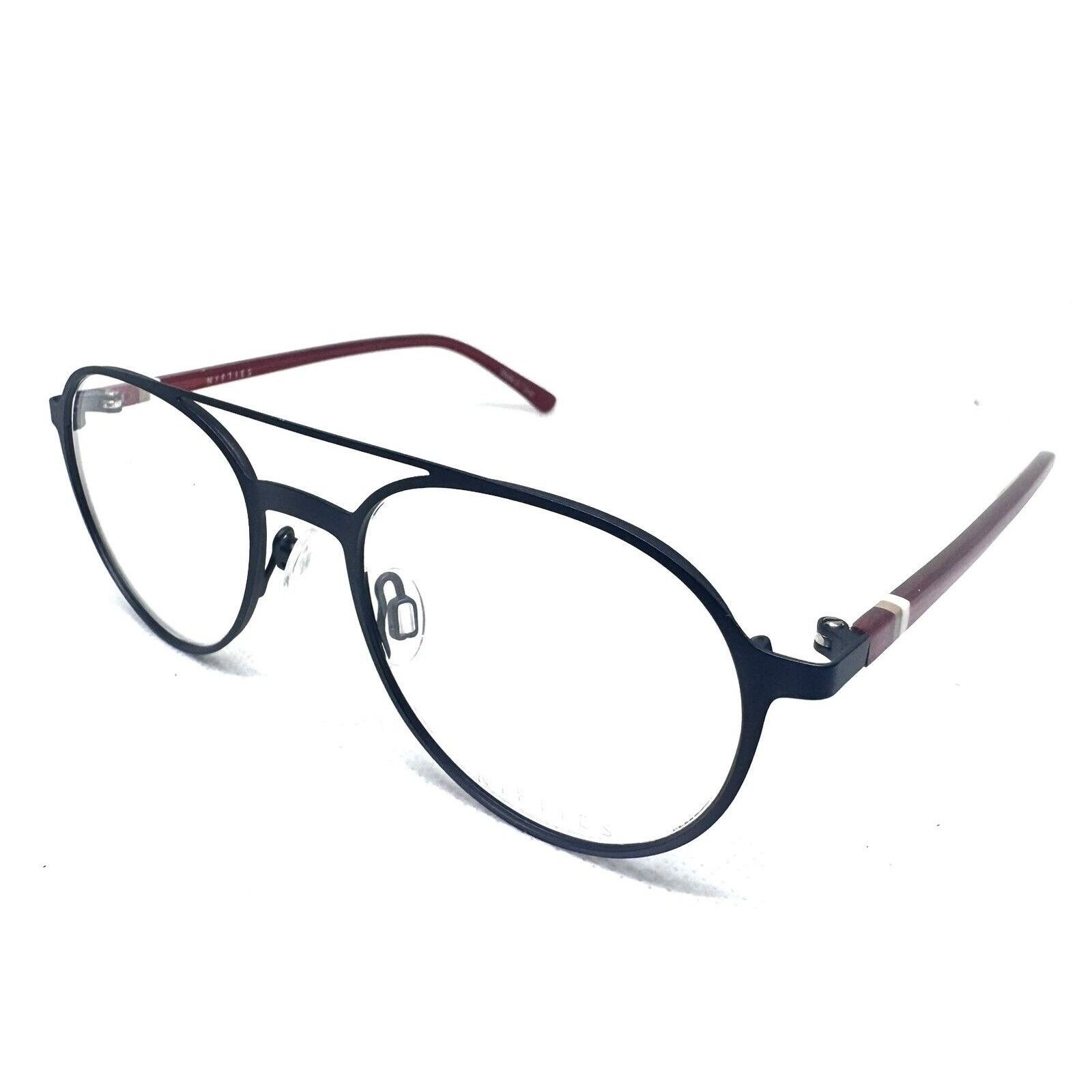 Frame NIFTIES NI 8496-6531 BLACK METAL ROUND WITH RED EYEGLASSES Size ONE SIZE - 4 Thumbnail