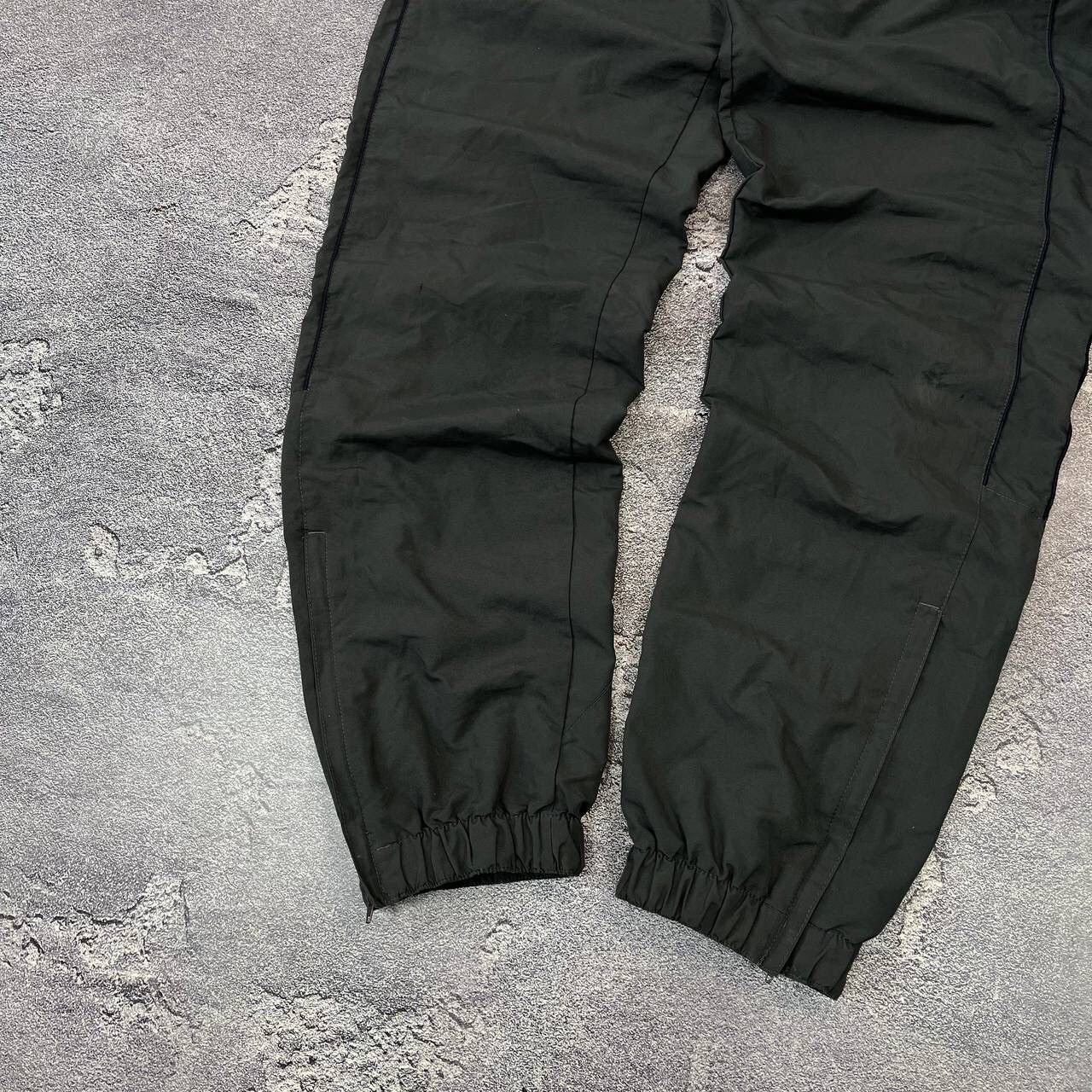 Nike Vintage Y2K Style Nike Swoosh Blue Drill Nylon Pants Joggers Size US 33 - 9 Thumbnail