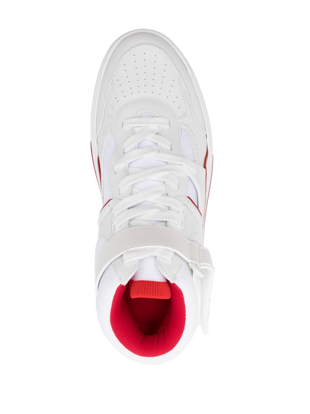 Christian Louboutin o1s1wg111124 Astroloubi Mid Flat in White/Loubi Size US 14 / EU 47 - 4 Thumbnail