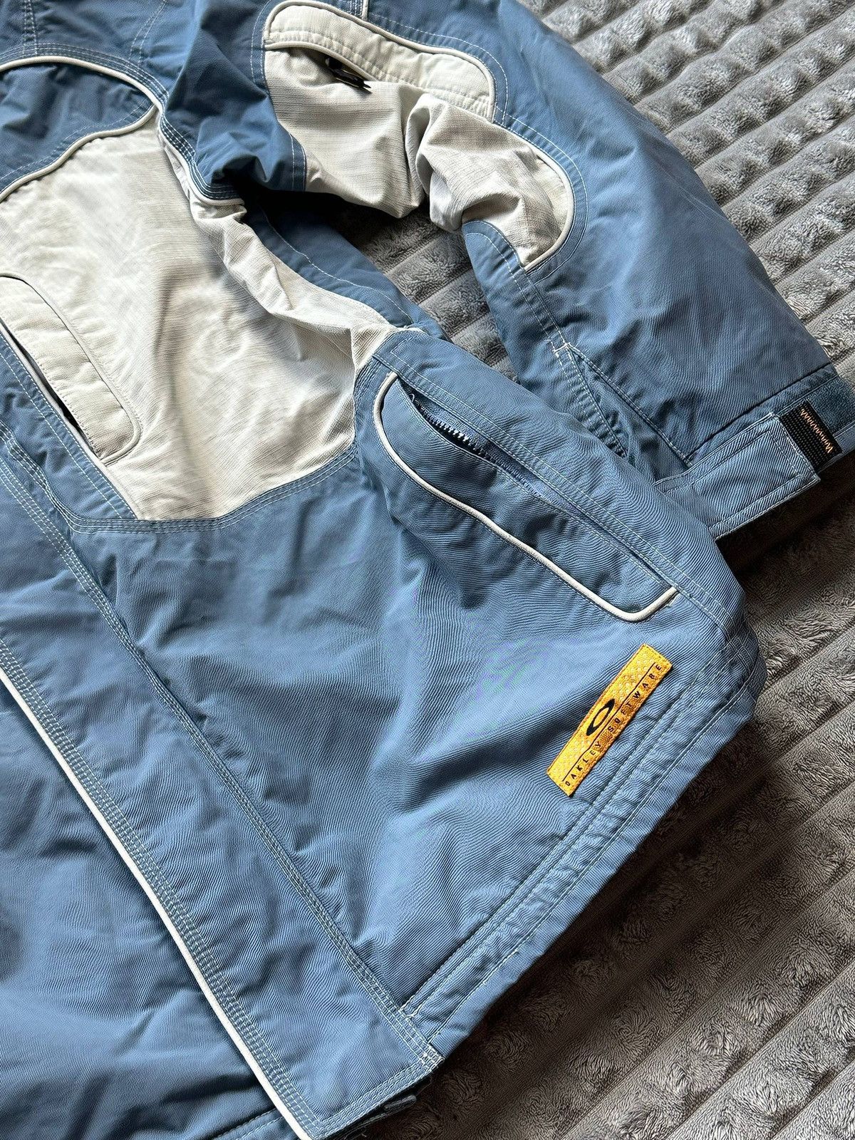 Oakley Used OAKLEY Vintage 2in1 Ski Jacket M Blue White Rare Model Size US M / EU 48-50 / 2 - 12 Thumbnail