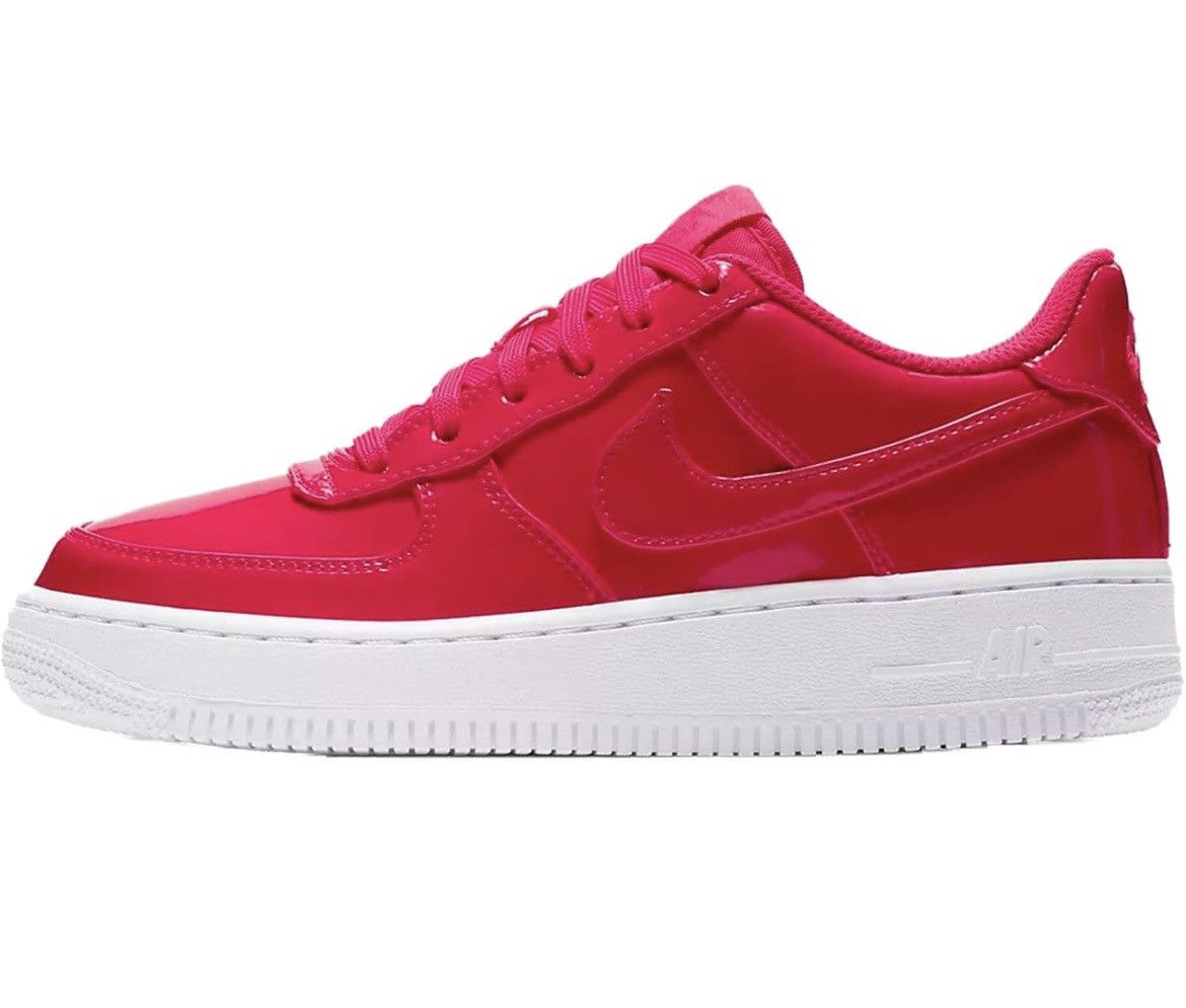 Nike Kid's Nike Air Force 1 Lv8 UV Low GS 'Siren Red Size US 4.5 / IT 34.5 - 7 Thumbnail