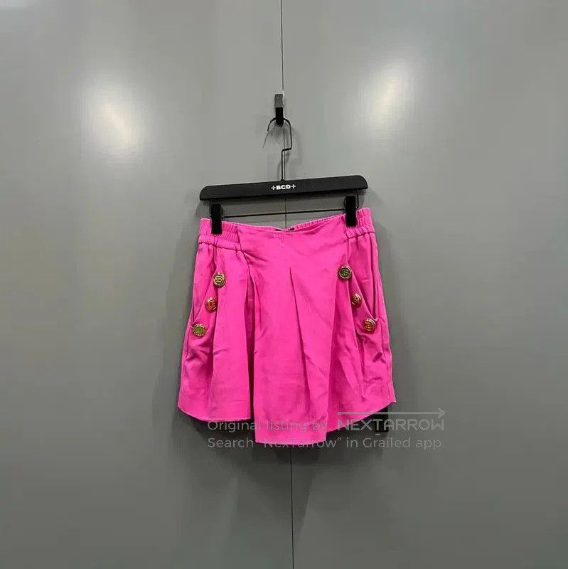 Balmain Balmain Pink Summer Cotton Women's Shorts . Size 28" / US 6 / IT 42 - 1 Thumbnail