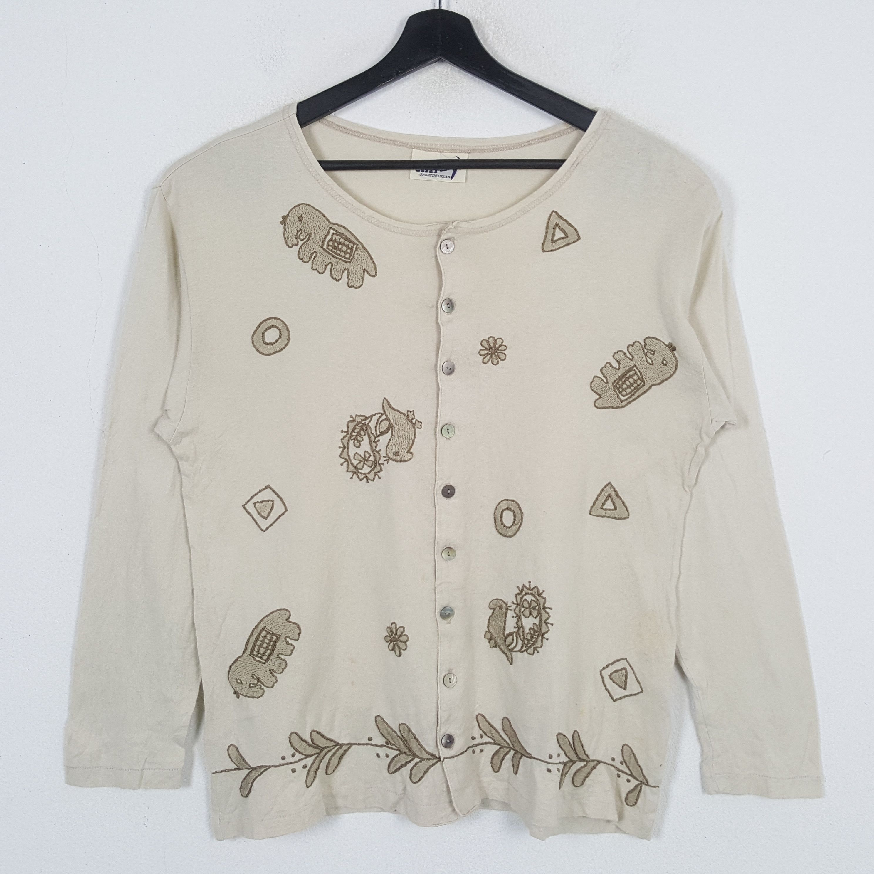 Issey Miyake × Japanese Brand × Vintage Hai Sporting Gear by ISSEY MIYAKE Japanese Brand Cardigan Size M / US 6-8 / IT 42-44 - 1 Thumbnail