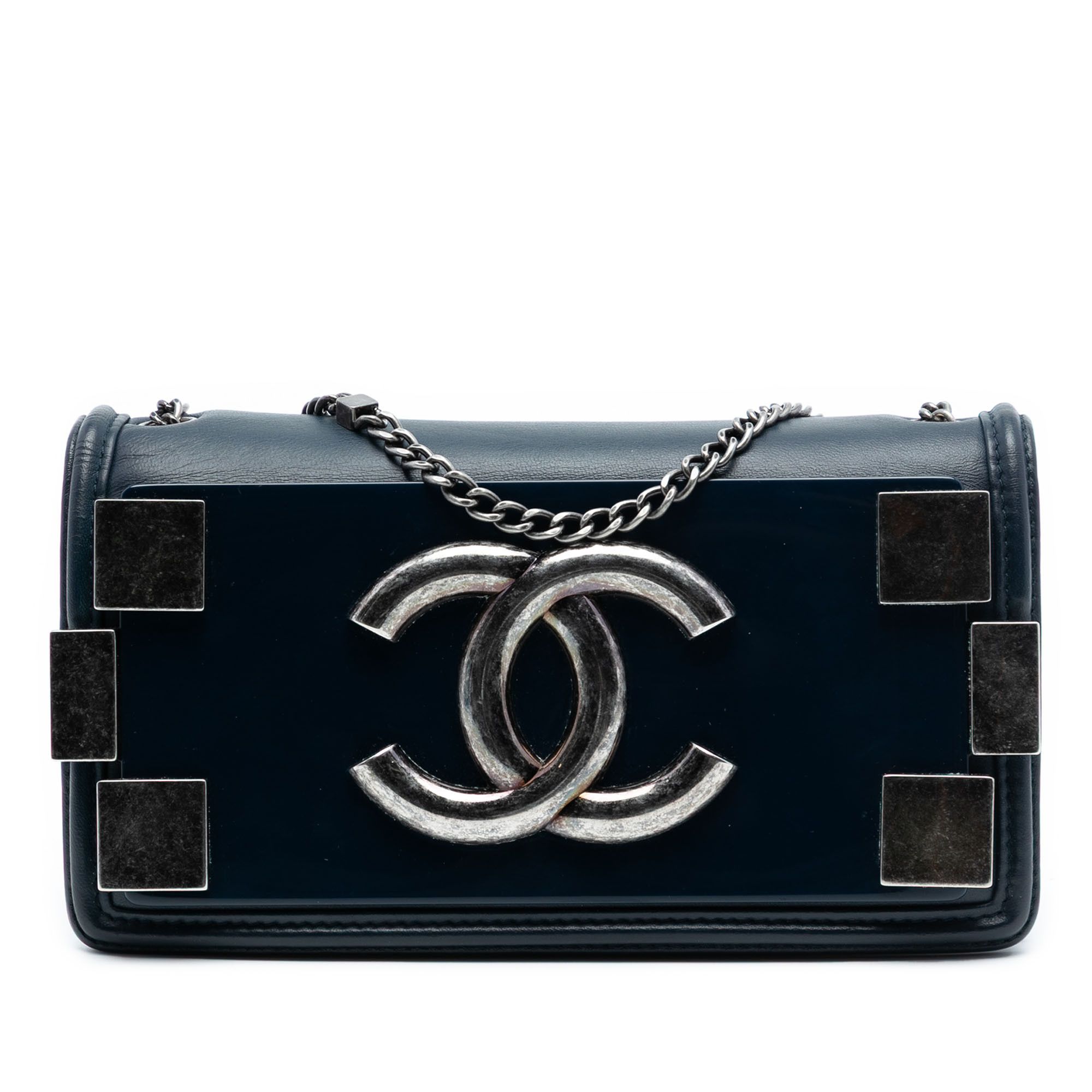 Chanel Chanel Lambskin and Acrylic Boy Brick Horizontal Flap Size ONE SIZE - 1 Thumbnail