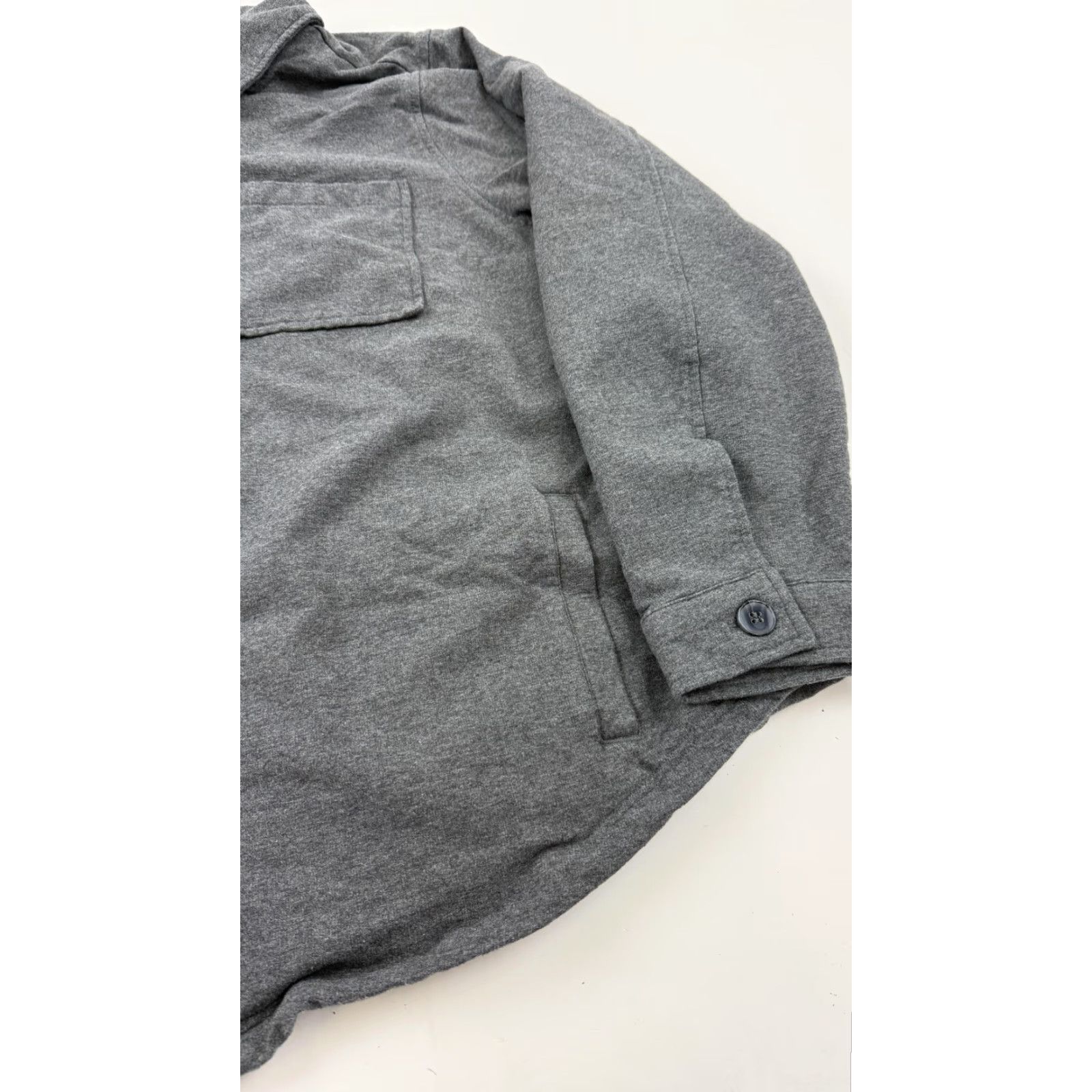 Torrid TORRID Shacket Jacket Plus Size 3X Gray Fleece Lined Button Front Collared Womens Size XXL / US 16-18 / IT 52-54 - 3 Thumbnail