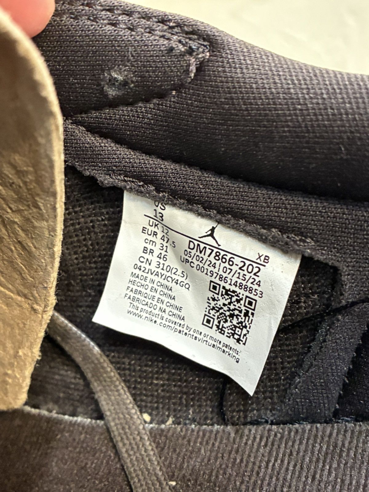 Nike Travis Scott x Air Jordan 1 Reverse Mocha Size US 13 / EU 46 - 6 Thumbnail