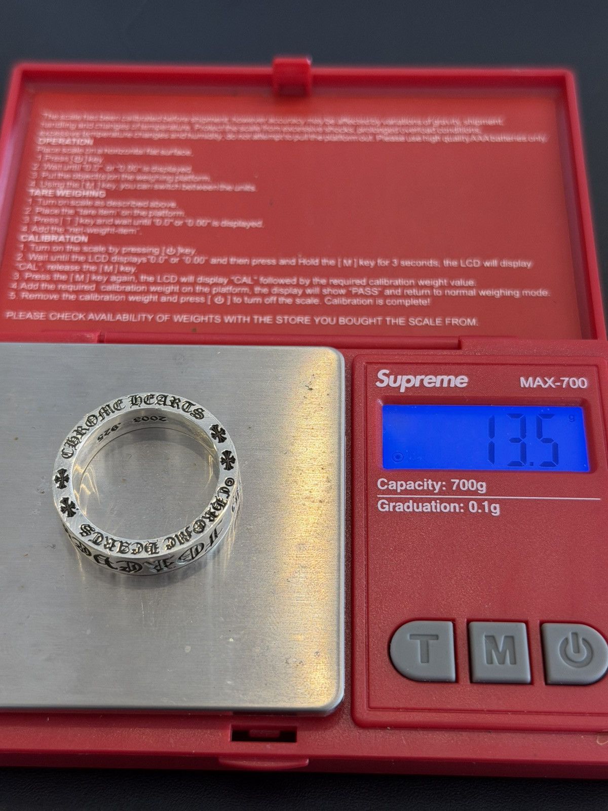 Chrome Hearts Chrome Hearts Forever Spacer Ring Size ONE SIZE - 6 Thumbnail