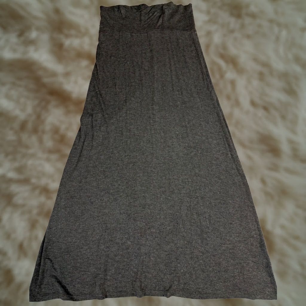 Vintage Bitsalt Womens Dress Strapless Midi A-Line Gray Size L Rayon Spandex Blend Size L / US 10 / IT 46 - 1 Thumbnail