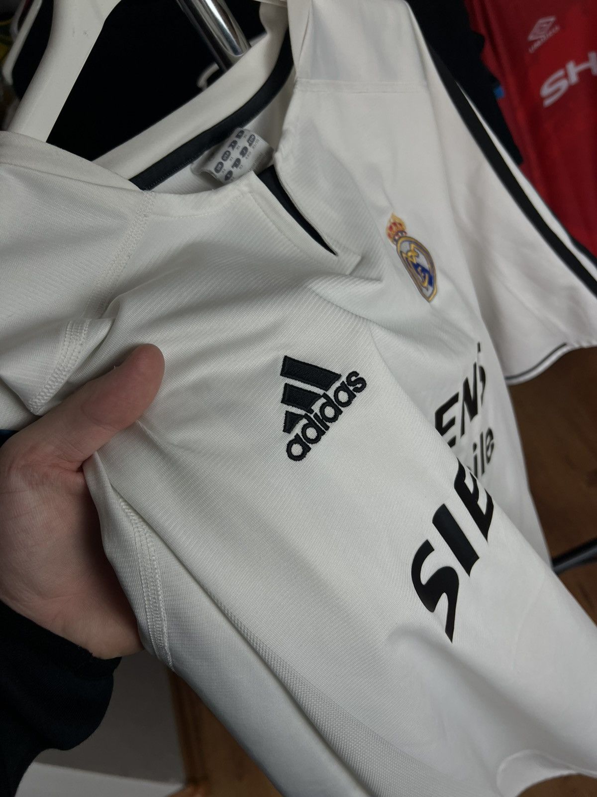 Adidas Soccer Jersey Adidas Real Madrid 2003/04 White Retro Shirt Size US XL / EU 56 / 4 - 5 Thumbnail