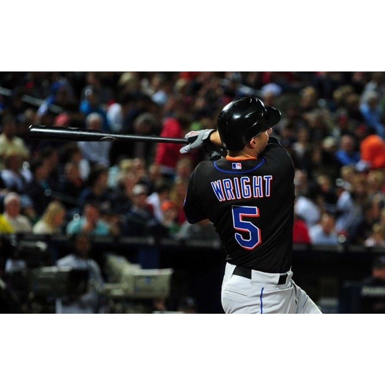 Majestic New York Mets David Wright #5 Majestic Black Alt Jersey Sz M Size US M / EU 48-50 / 2 - 20 Thumbnail