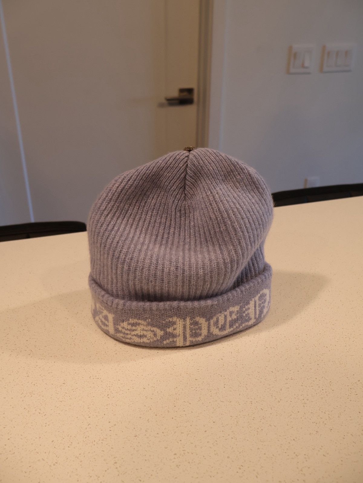 Chrome Hearts Chrome Hearts Blue Cashmere Big Daddy Beanie Size ONE SIZE - 7 Thumbnail