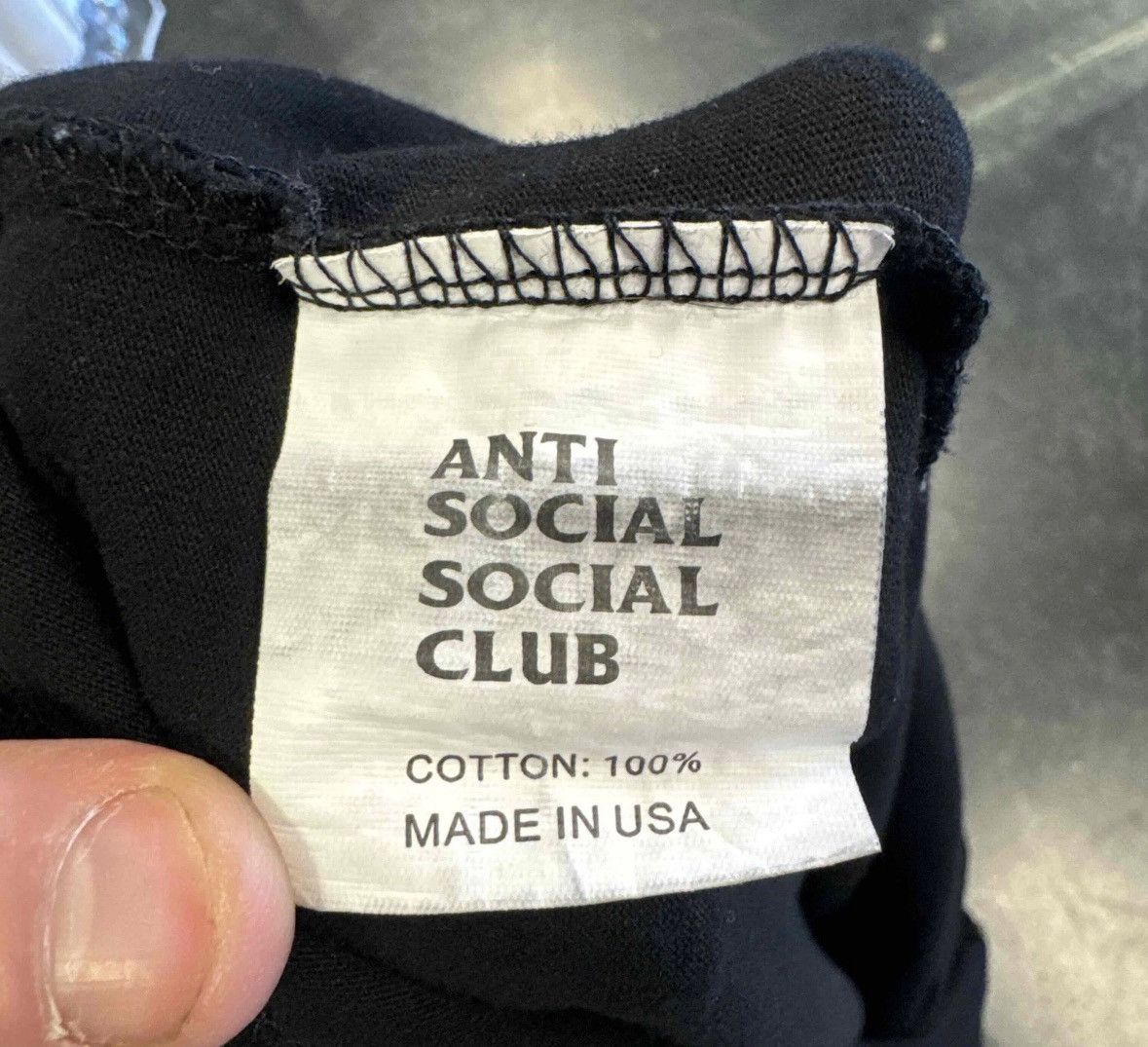 Anti Social Social Club ASSC Fragment Tee Size US XL / EU 56 / 4 - 4 Thumbnail