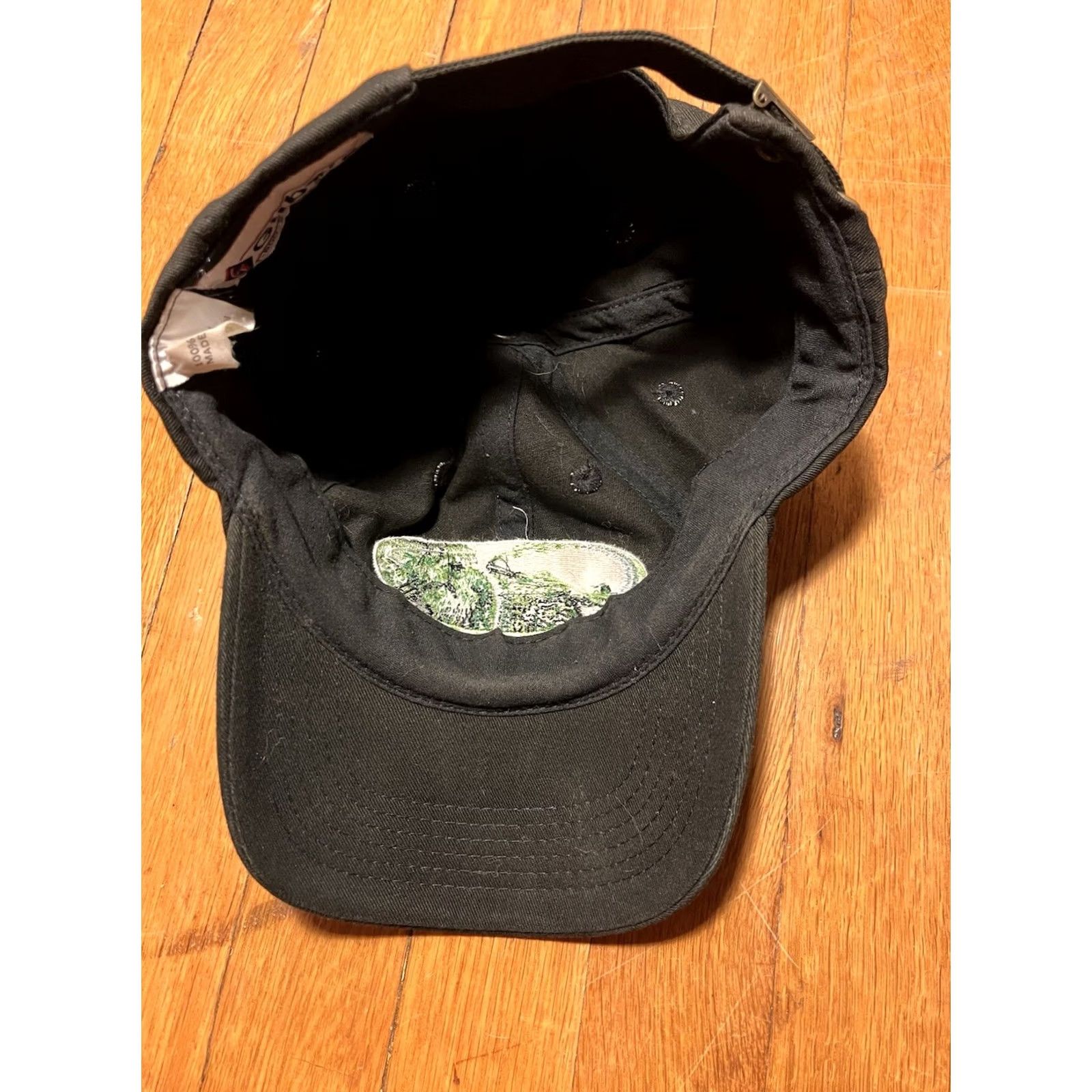 Vintage Chatsby Films Hat One Size Black Gilby's Baseball Cap Mens Adjustable Twill Cotton Vintage Movie Theme Size ONE SIZE - 7 Thumbnail