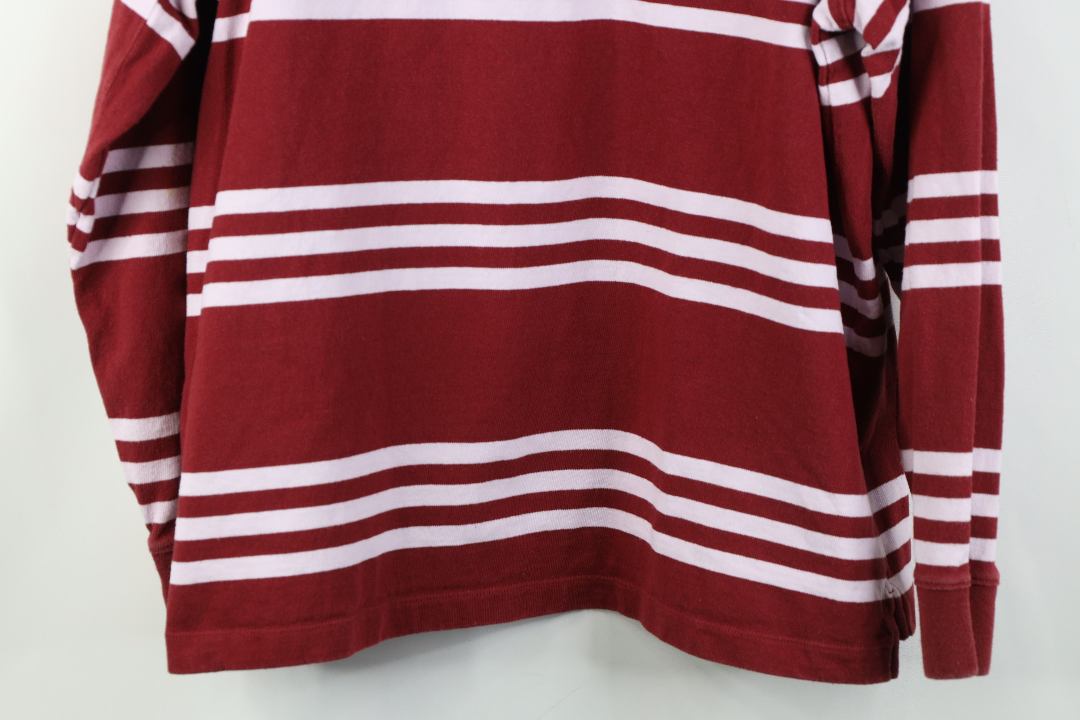 Lands' End Vintage 90s Lands End Heavy Long Sleeve Rugby Polo Shirt Size XL / US 12-14 / IT 48-50 - 14 Thumbnail