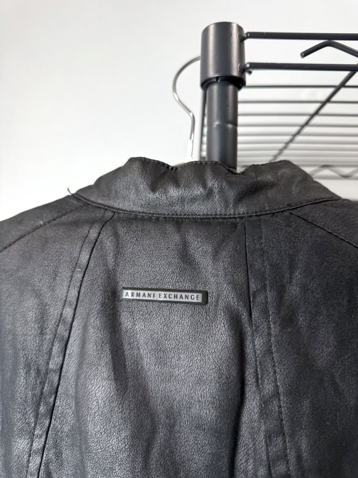 Armani Exchange Vintage Armani Exchange Leather Suede Jacket Size US M / EU 48-50 / 2 - 11 Thumbnail