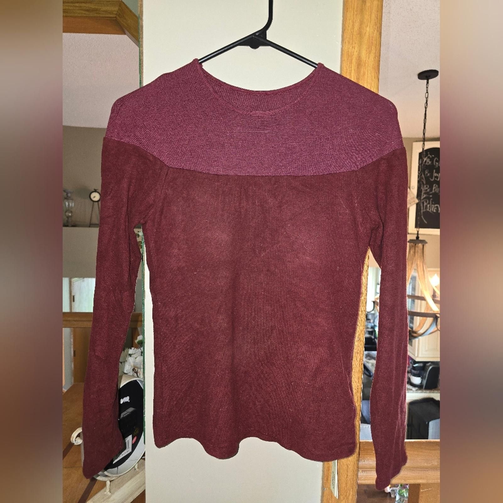Designer OGL Light Thermal Tencel Wool Sheer Shoulder Brami Top Size S / US 4 / IT 40 - 1 Thumbnail