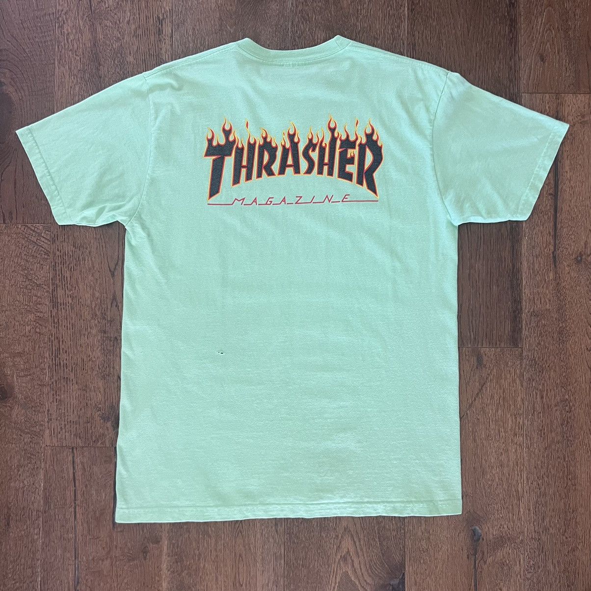 Supreme Supreme Thrasher Flames Tee SS15 Size US L / EU 52-54 / 3 - 6 Thumbnail