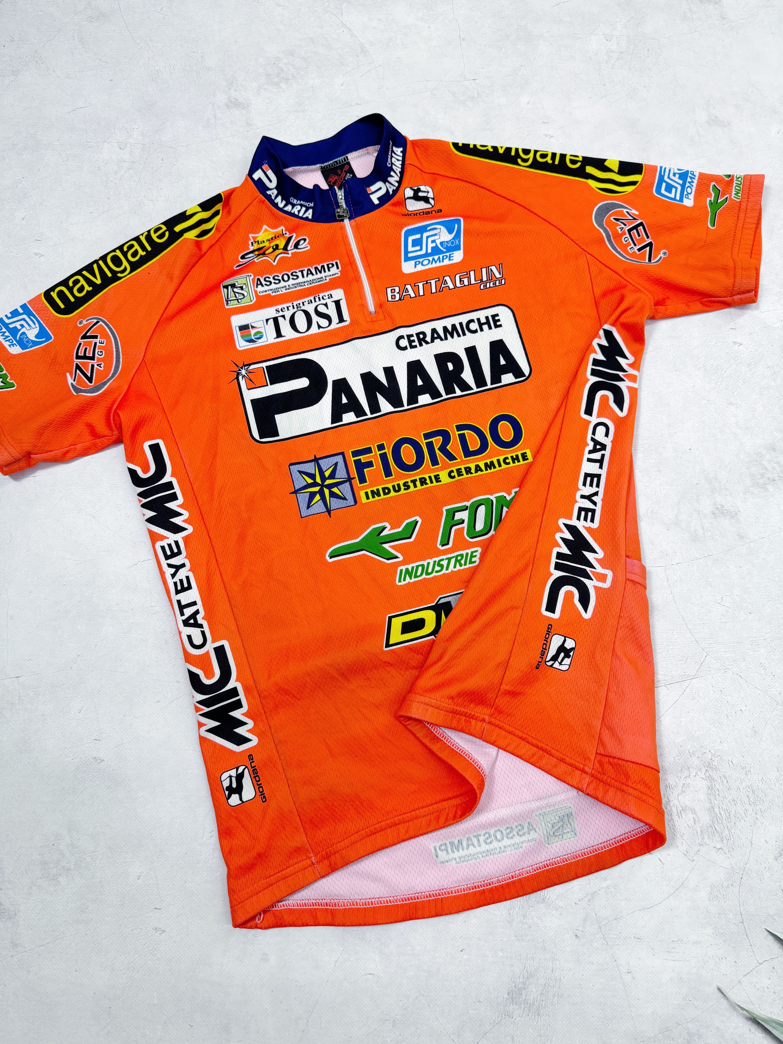Vintage Vintage Giordana Cycling Jersey Panaria Fiordo Size US M / EU 48-50 / 2 - 6 Thumbnail