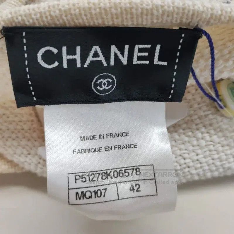Chanel Chanel White Cotton Pleated Dress . Size L / US 10 / IT 46 - 3 Thumbnail