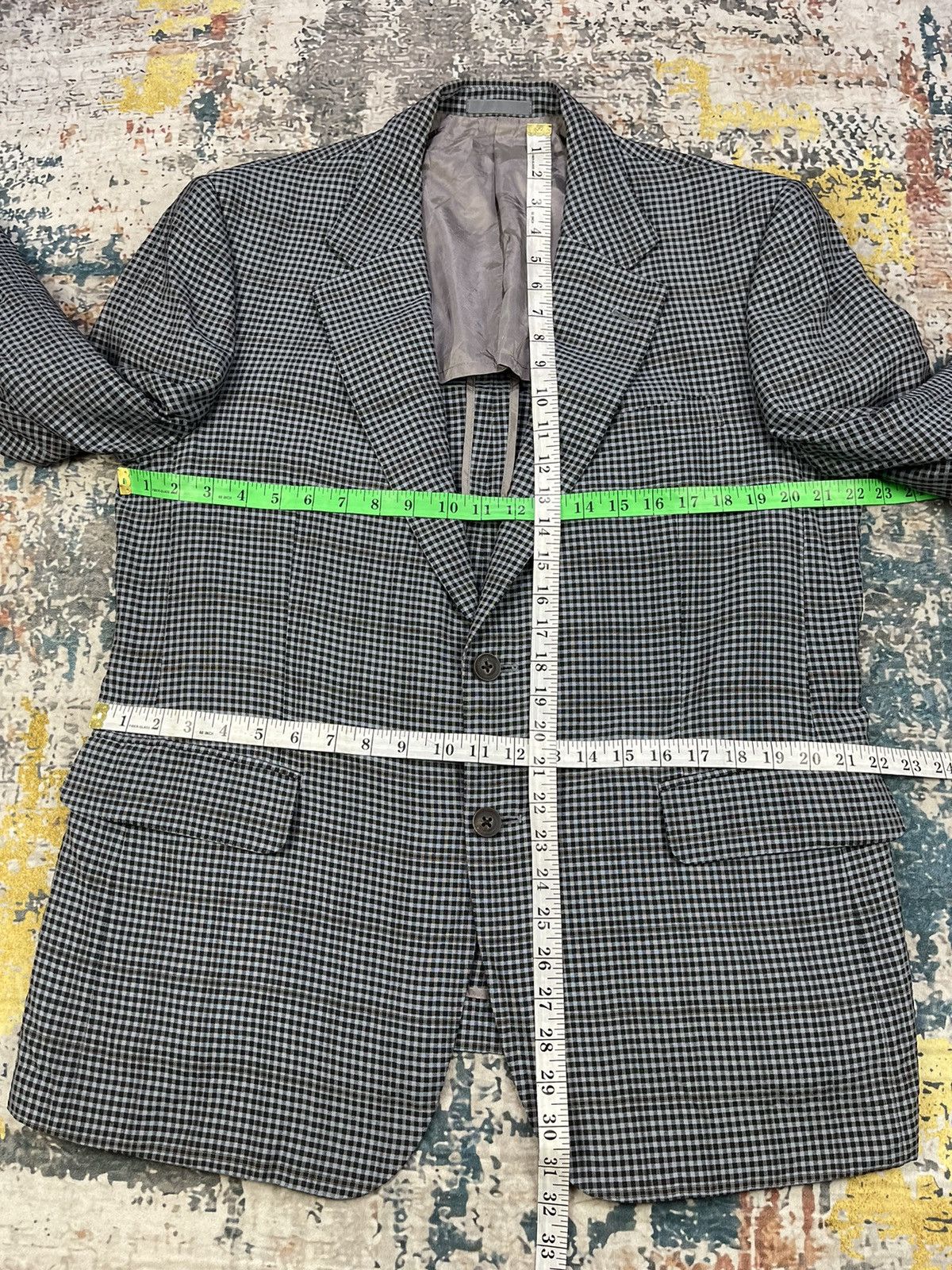 Burberry Burberry London Checked Plaid Silky Wool Blazer Size US M / EU 48-50 / 2 - 11 Thumbnail