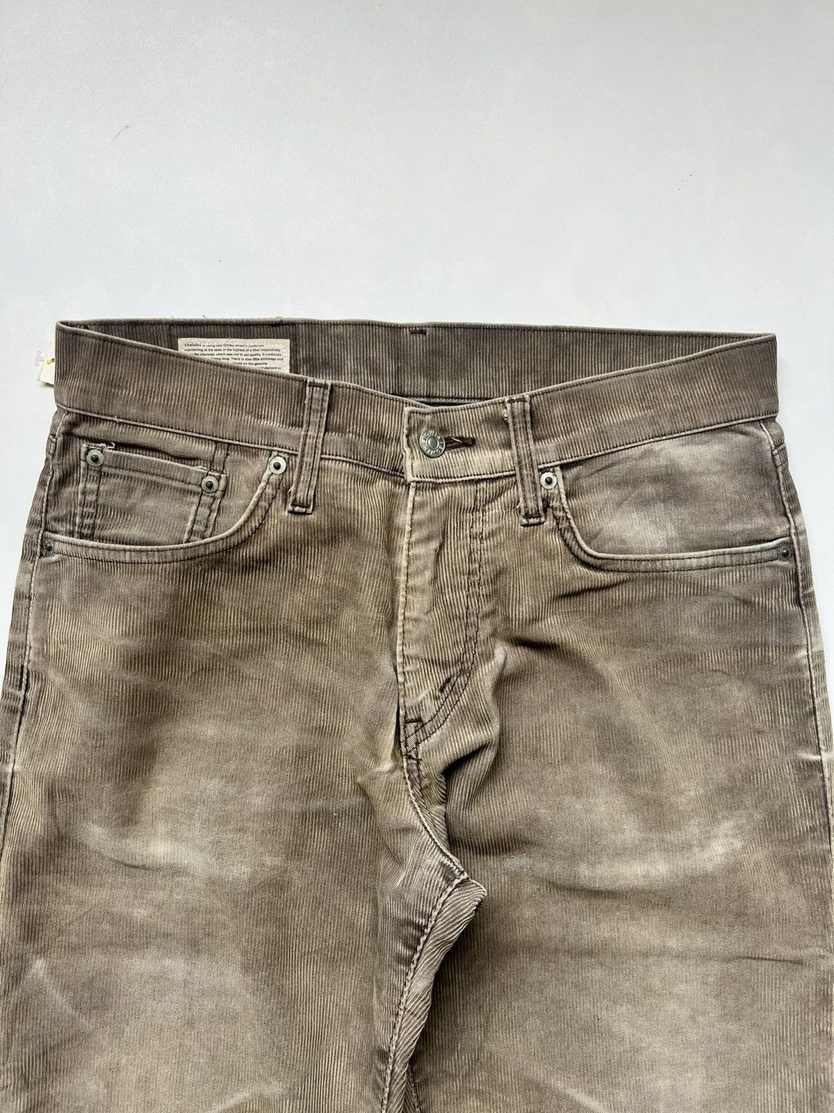 Edwin Edwin 503 Brown Wash Corduroy Pants Size US 31 - 7 Thumbnail