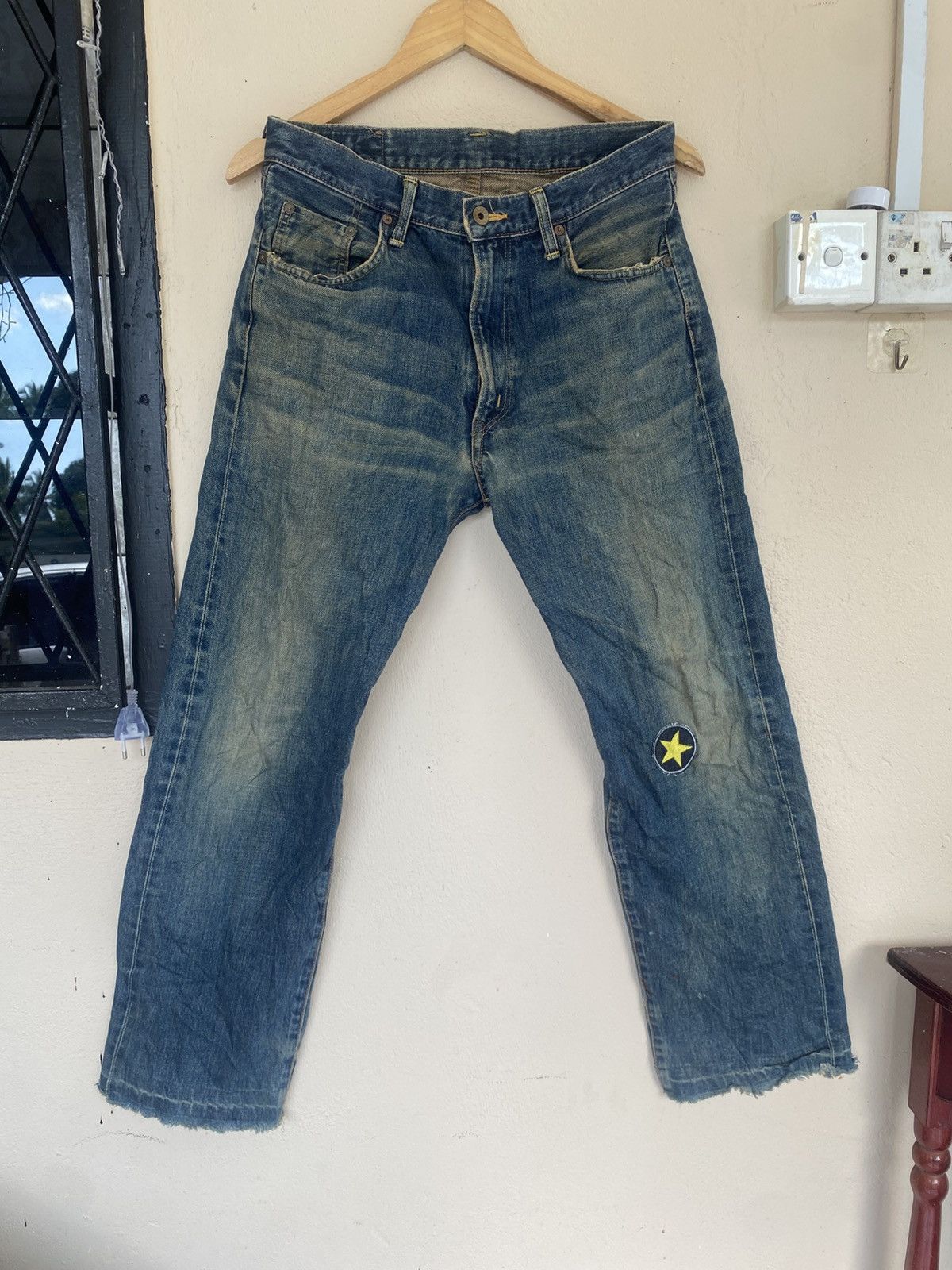 Edwin Edwin 505xx Selvedge Distressed Denim Size US 30 / EU 46 - 1 Thumbnail