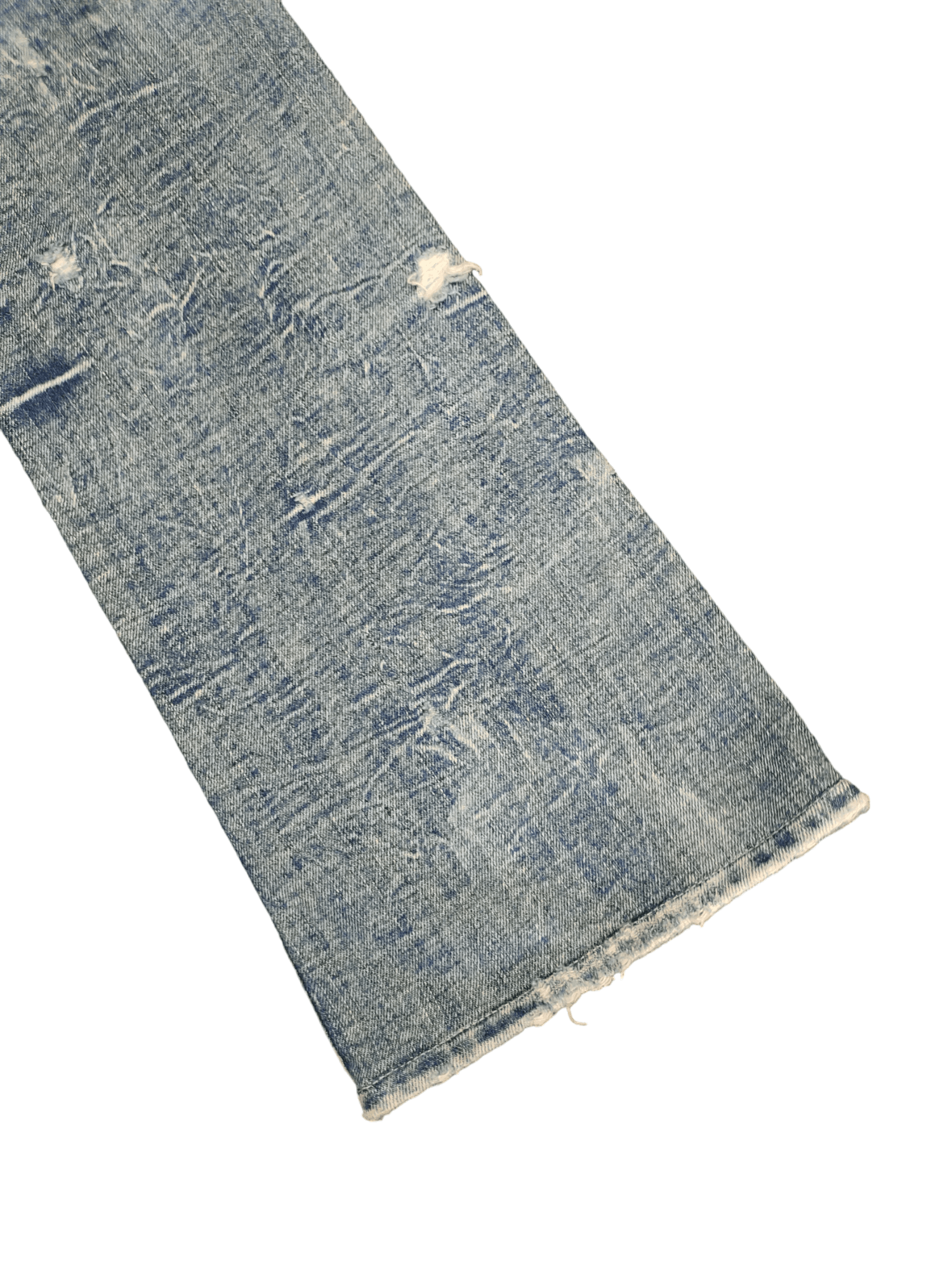 Diesel Flare Jeans Diesel 1dr Logo Distress Faded Boot Cut Y2k lgb Size US 30 / EU 46 - 8 Thumbnail