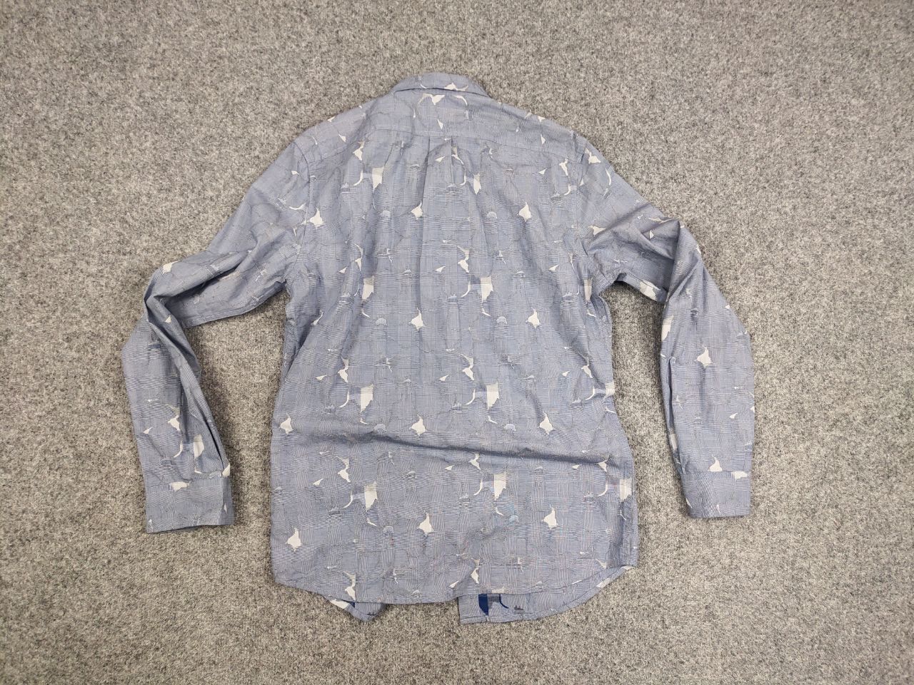 Diesel Diesel Design Casual Blue Pattern Buttons Shirt Y2K Style Size US M / EU 48-50 / 2 - 15 Thumbnail
